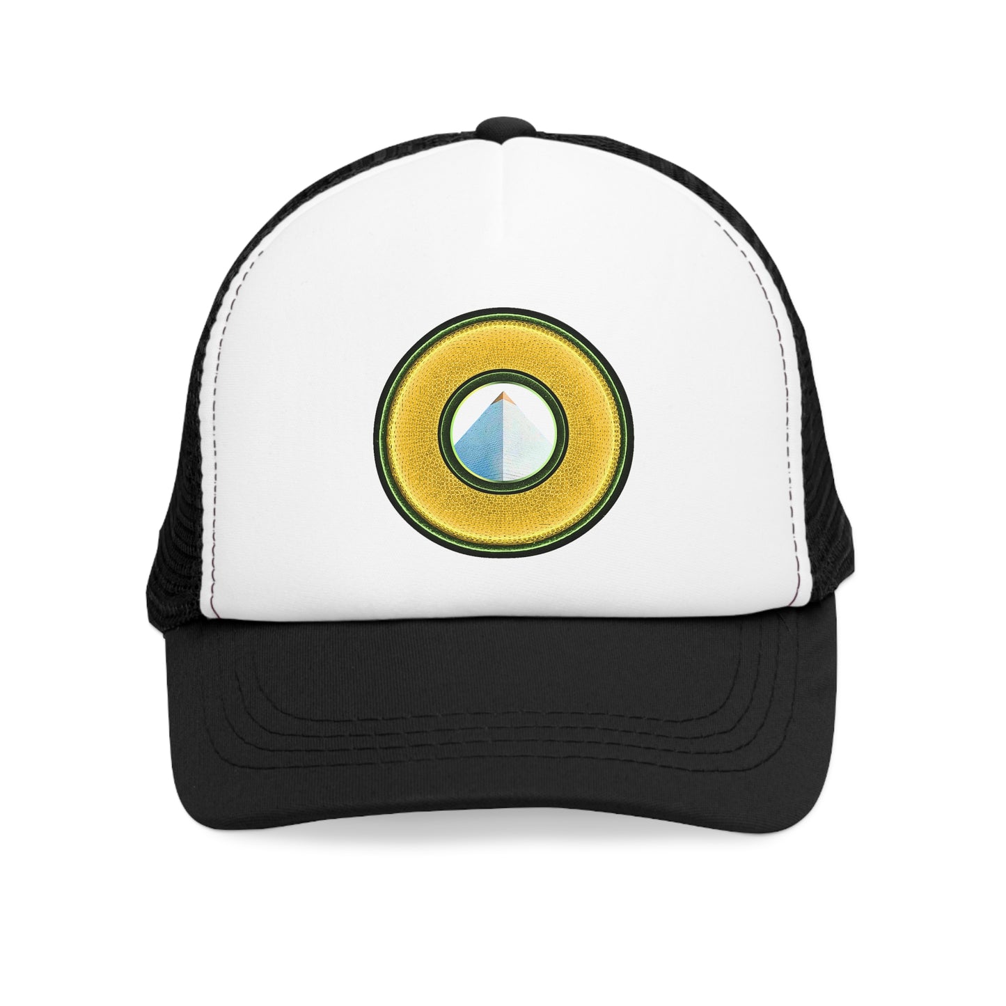 Lumpy Trucker Hat - "Limestone Blocks so Large" - variant 2 - golden donut