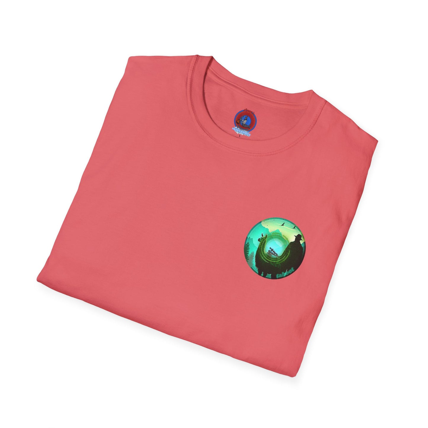 Classic Donut Tee - Unisex Soft-Style - "The Taboo(t) Donut" - green/picture donut