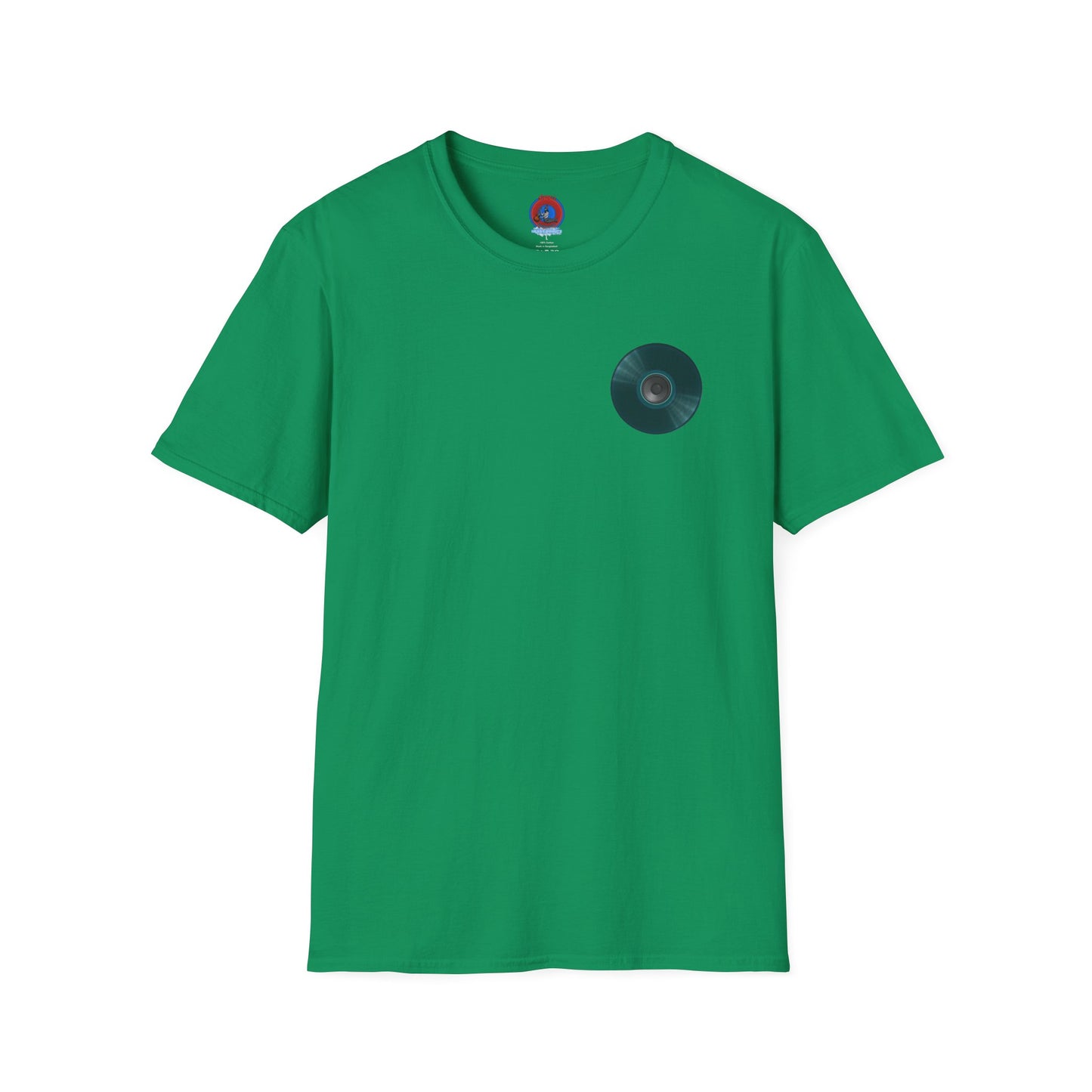 Classic Donut Tee - Unisex Soft-Style - "The Plain Record Donut" - series 1.0 - dark teal green