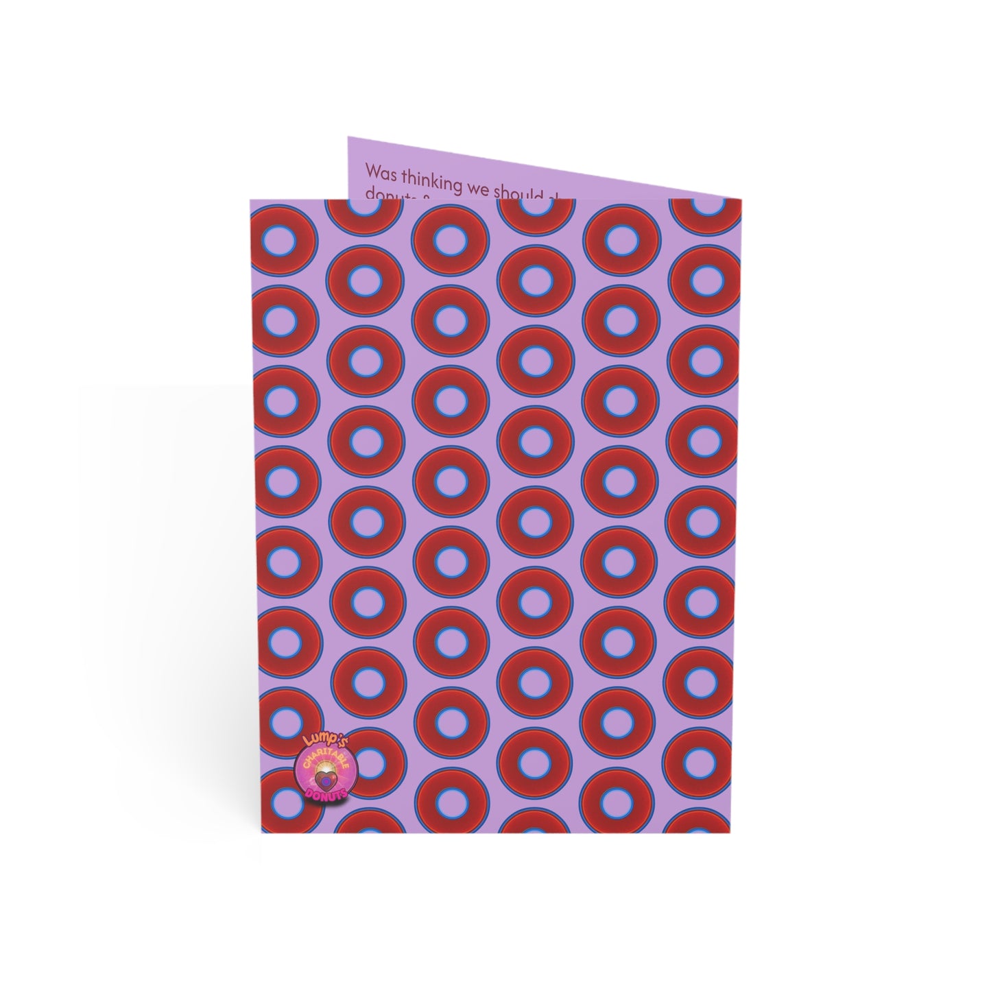 Lumpy Wishes - "Want to Share These Donuts?" - phriends/phamily greeting card series [*Charitable Product]