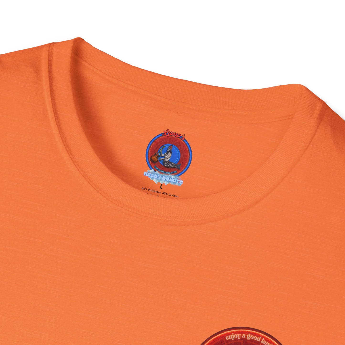 Classic Donut Tee - Unisex Soft-Style - "The Amazing Donut" - series 1.0 - variant 2 - red donut