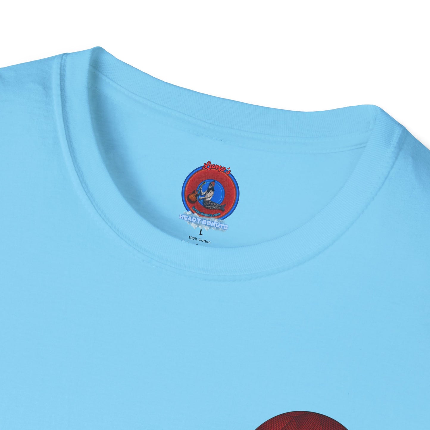 Classic Donut Tee - Unisex Soft-Style - "It's Ice... Cube's Donut" - variant 1 - red cubed donut