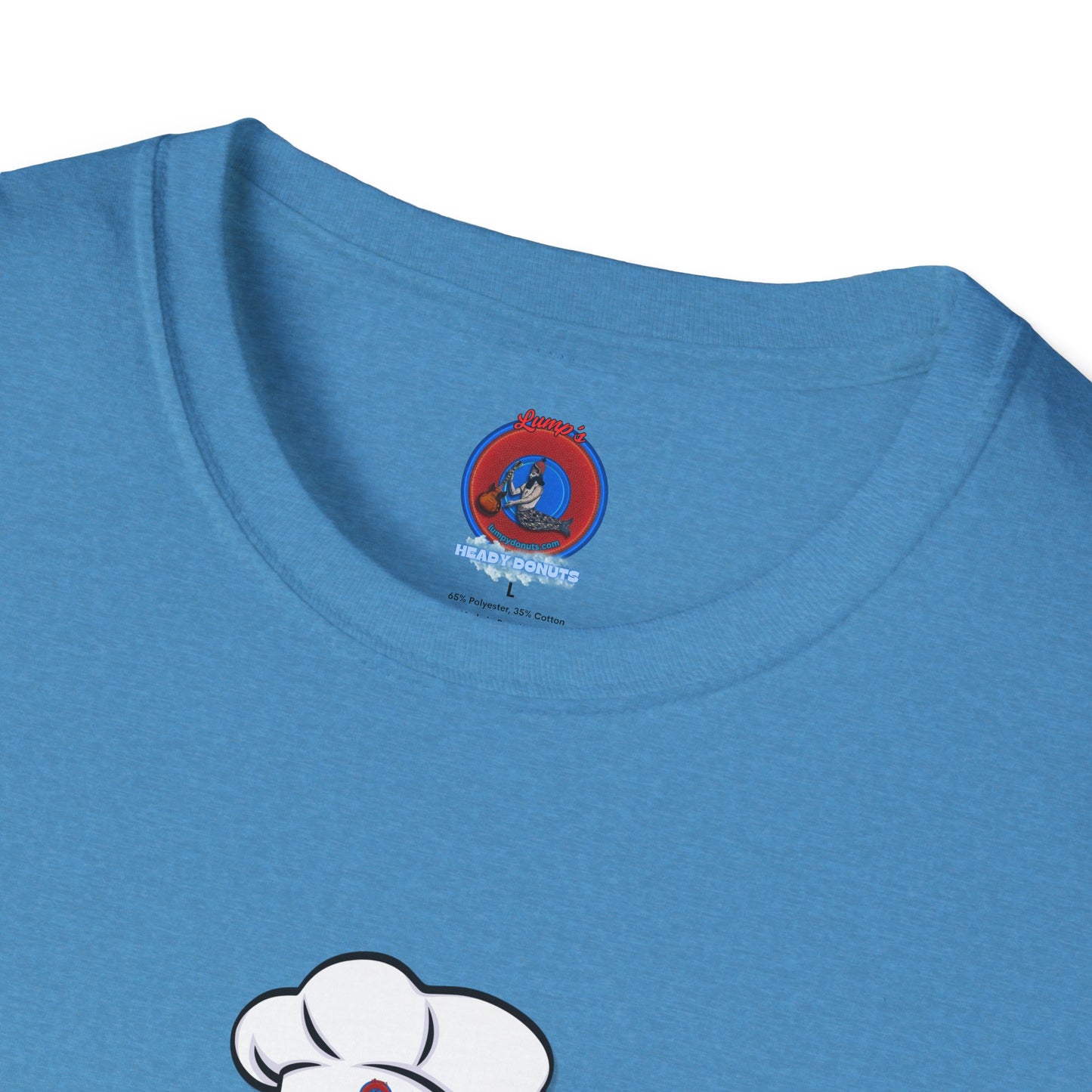 Classic Donut Tee - Unisex Soft-Style - "My Phriend the Donut" - plump vivid red donut