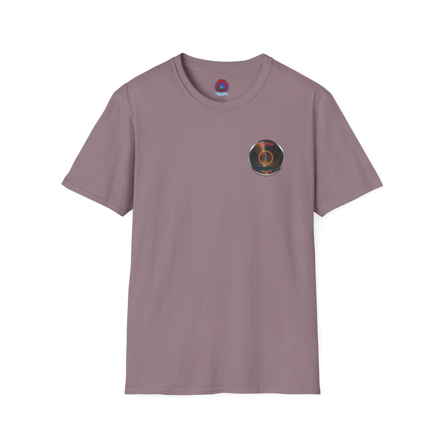 Classic Donut Tee - Unisex Soft-Style - "Donut Splashed in Oil" - picture donut [*charitable donut]