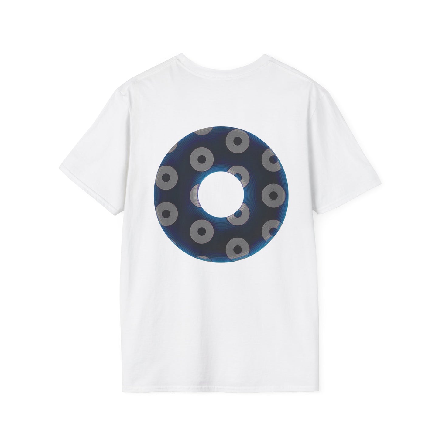 Plain Donuts/Unisex Soft-Style - "Plain Blimpy Paradoxical Donuts" - dark blue/gray donuts
