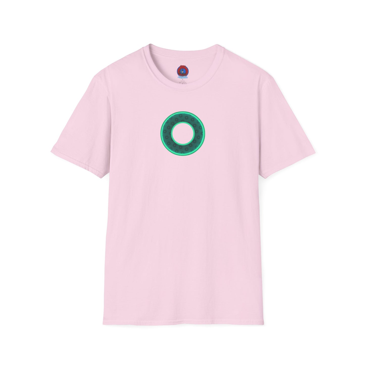 Plain Donuts/Unisex Soft-Style - "Plain Wide Mouthed Paradoxical Donuts" - forest green/mint green donuts