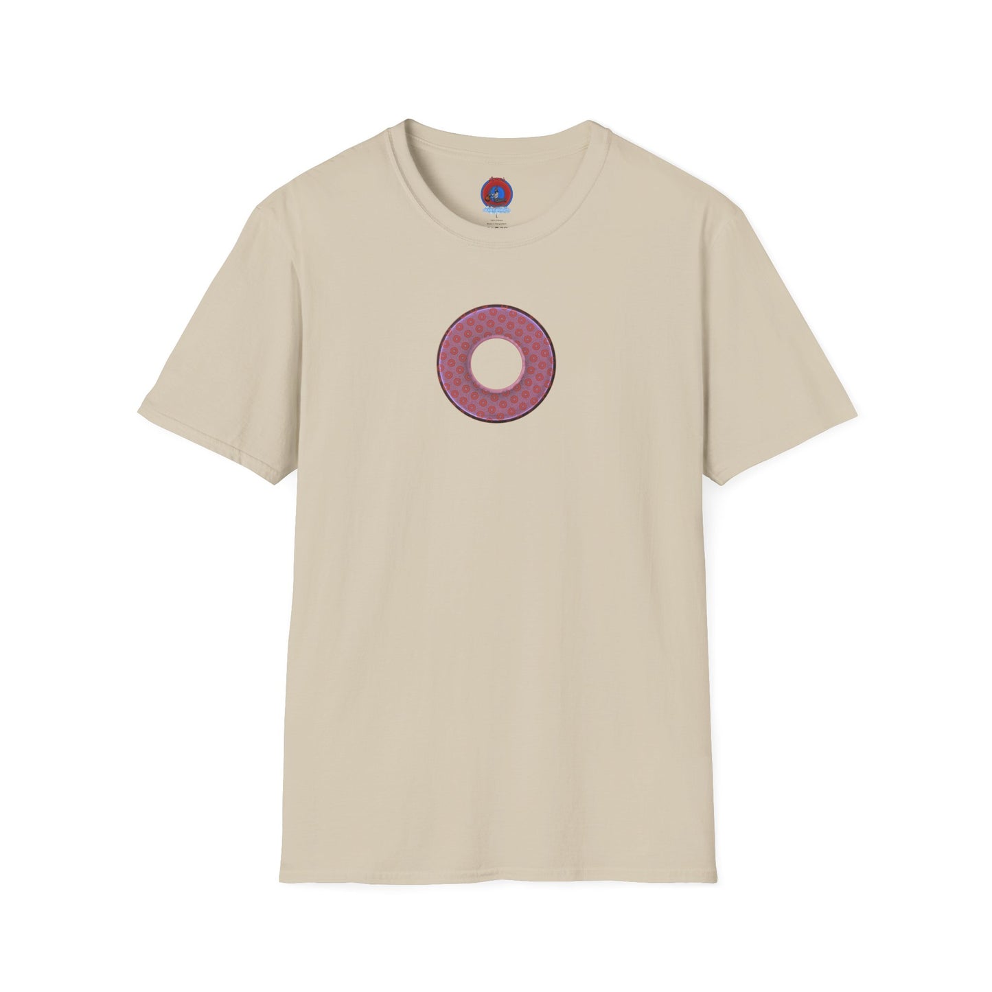 Plain Donuts/Unisex Soft-Style - "Plain Electric Paradoxical Donuts" - pink/mauve donuts