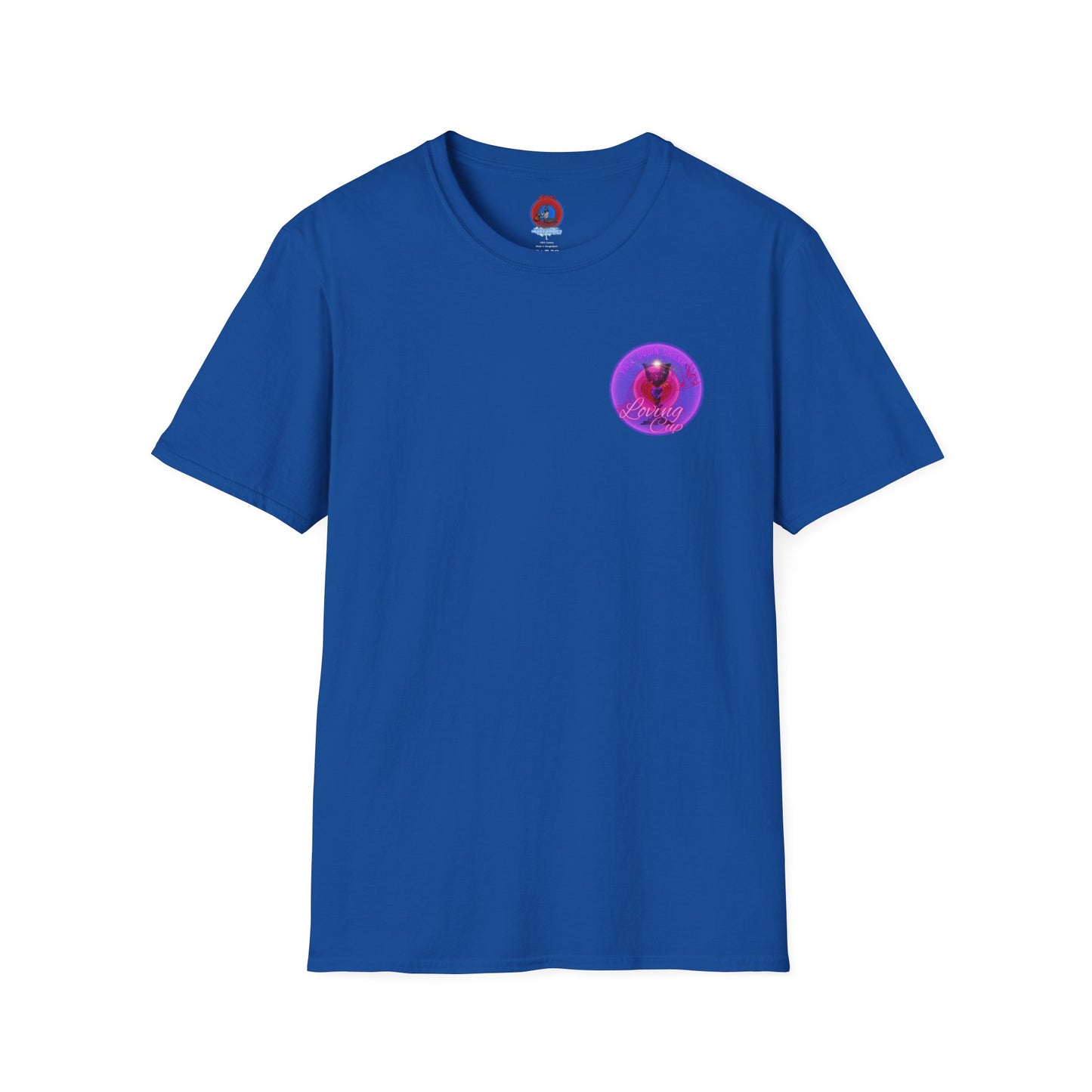 Classic Donut Tee - Unisex Soft-Style - "The Loving Donut" - series 1.0  - pink/purple donut [*Charity Donut]