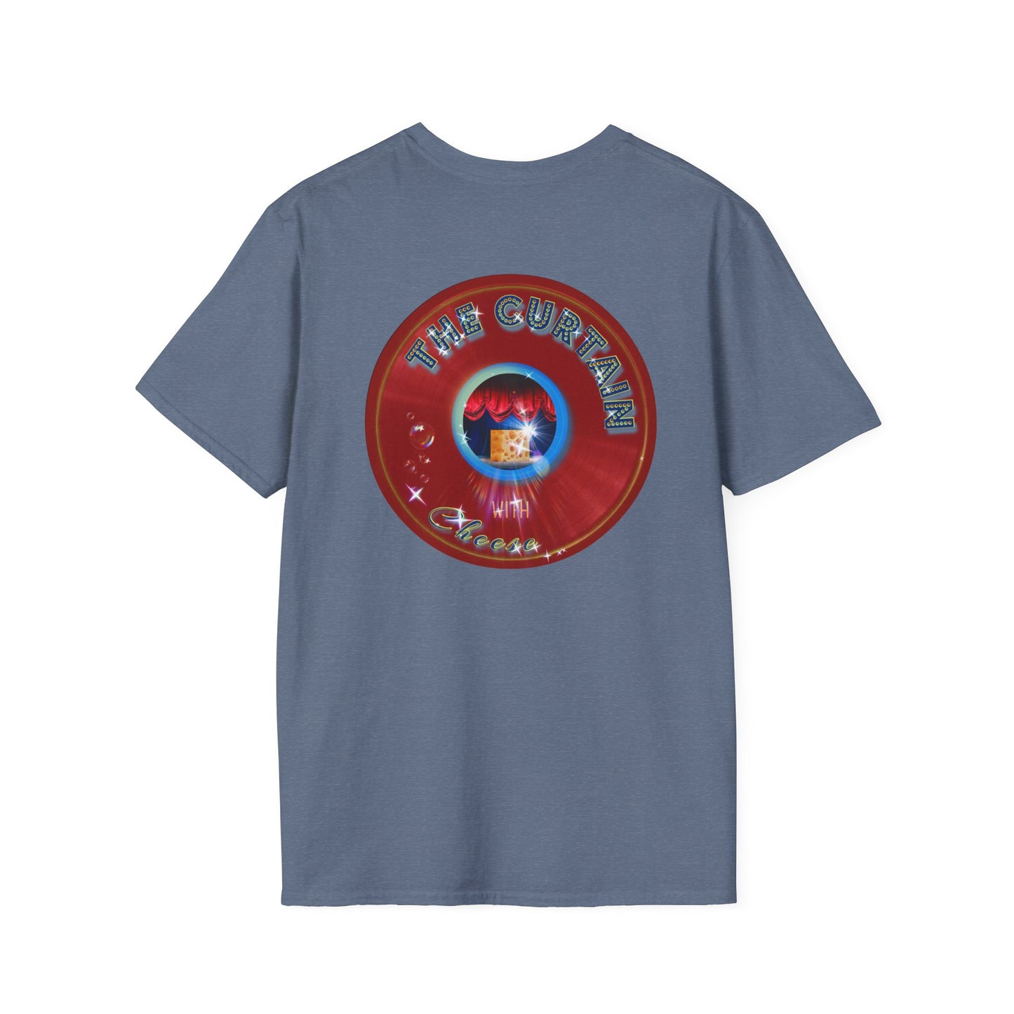 Classic Donut Tee - Unisex Soft-Style - "The Donut With" - series 1.0  - variant 2 - red donut