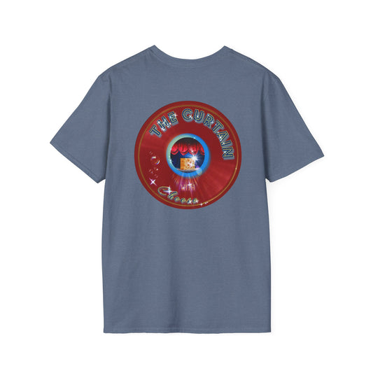 Classic Donut Tee - Unisex Soft-Style - "The Donut With" - series 1.0  - variant 2 - red donut