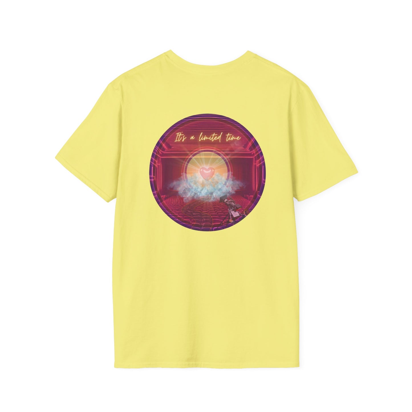 Classic Donut Tee - Unisex Soft-Style - "Limited Time Donut" - variant 2 - magenta donut