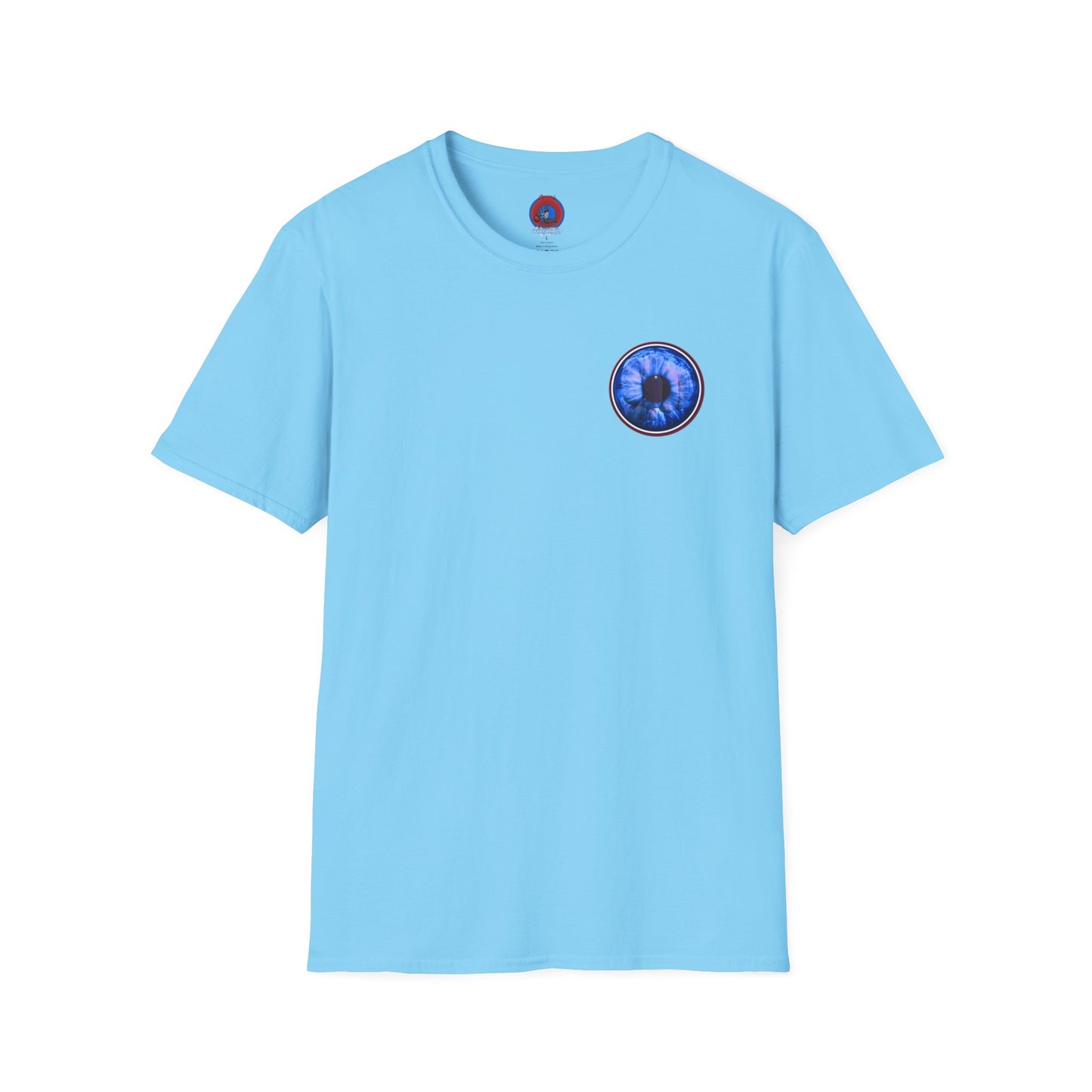 Classic Donut Tee - Unisex Soft-Style - "Wilson's Eyesore Donut Tee" - blue idonut - variant 1