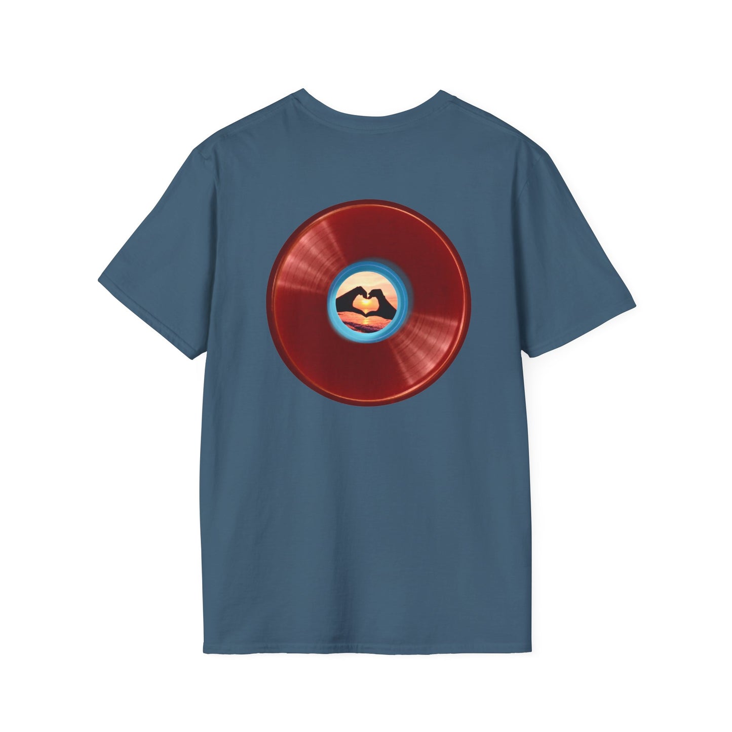 Classic Donut Tee - Unisex Soft-Style - "Wasted Donut" - series 1.0 - variant 1 - red donut