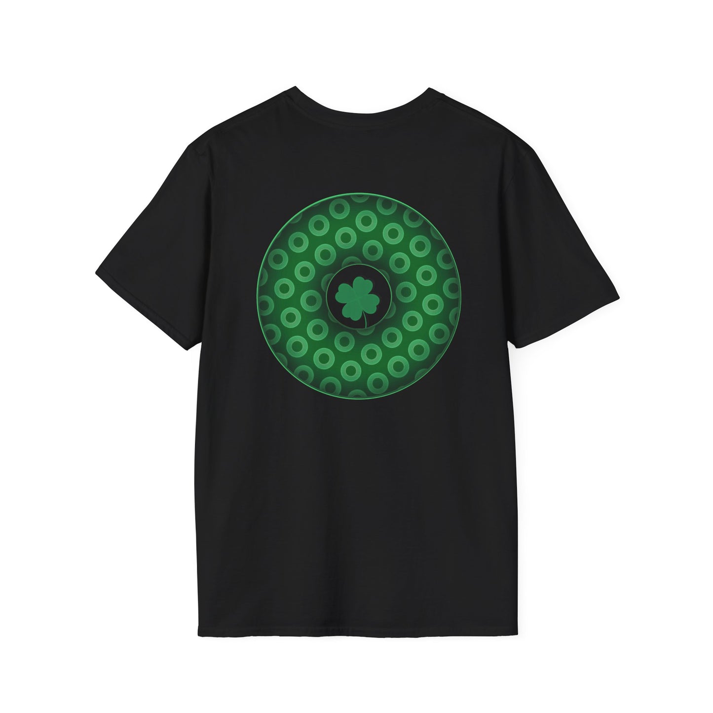 Classic Donut Tee - Unisex Soft-Style - "Patron Saint of Donuts" - St. Patrick's Day Donut - holiday edition - variant 1