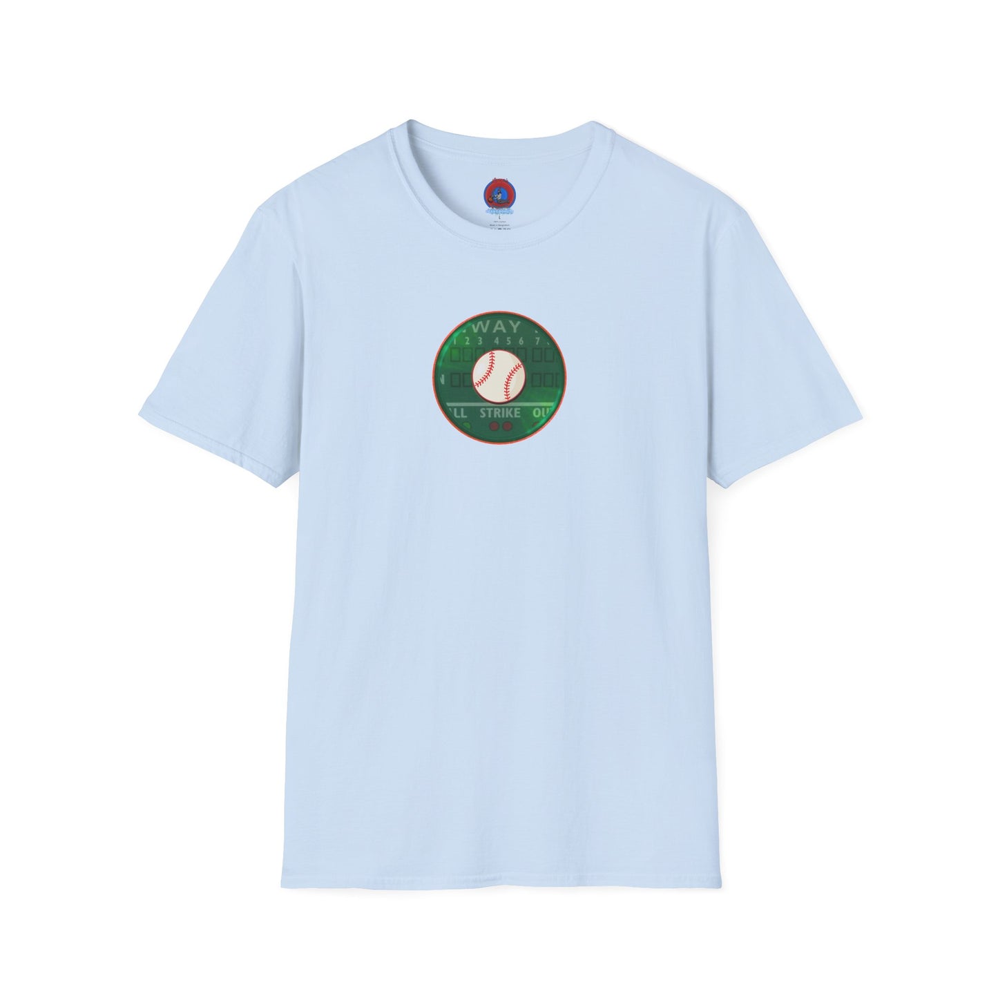 Classic Donut Tee - Unisex Soft-Style - "Phenway Ballpark Donuts" - vivid monsta donut - variant 2