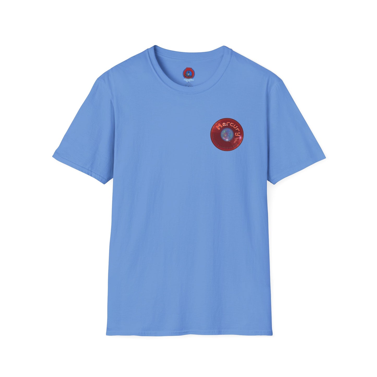 Classic Donut Tee - Unisex Soft-Style - "Donuts of the Gods" - series 1.0 - variant 4 - red donut