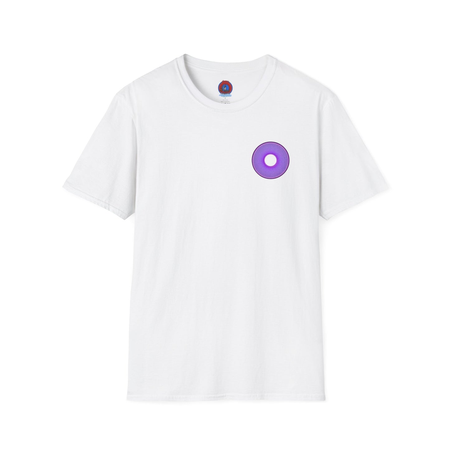 Classic Donut Tee - Unisex Soft-Style - "The Joker's Personal Tees - Troubadour Edition" - series 1.0 - variant 1 - purple donut