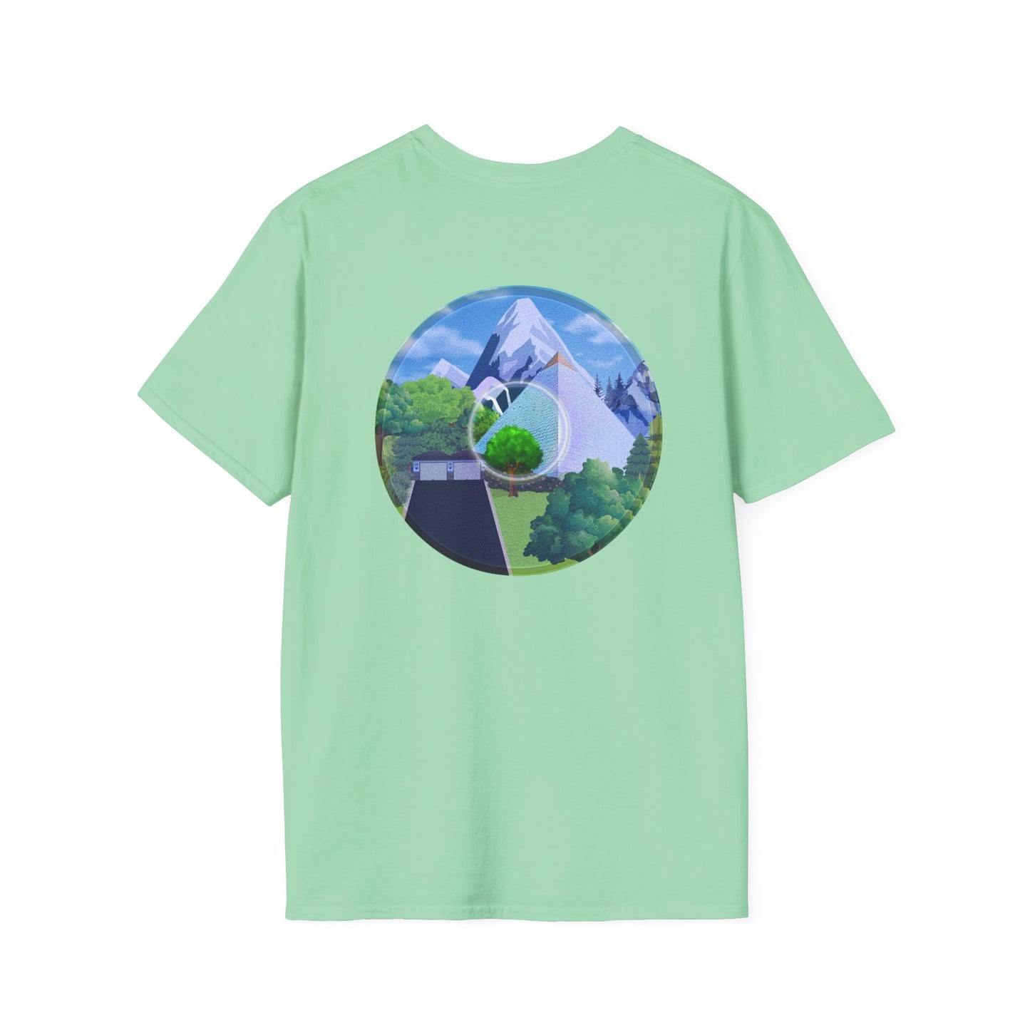 Classic Donut Tee - Unisex Soft-Style - "Mansions of South Park" - series 1.0 - variant 1 - picture donut