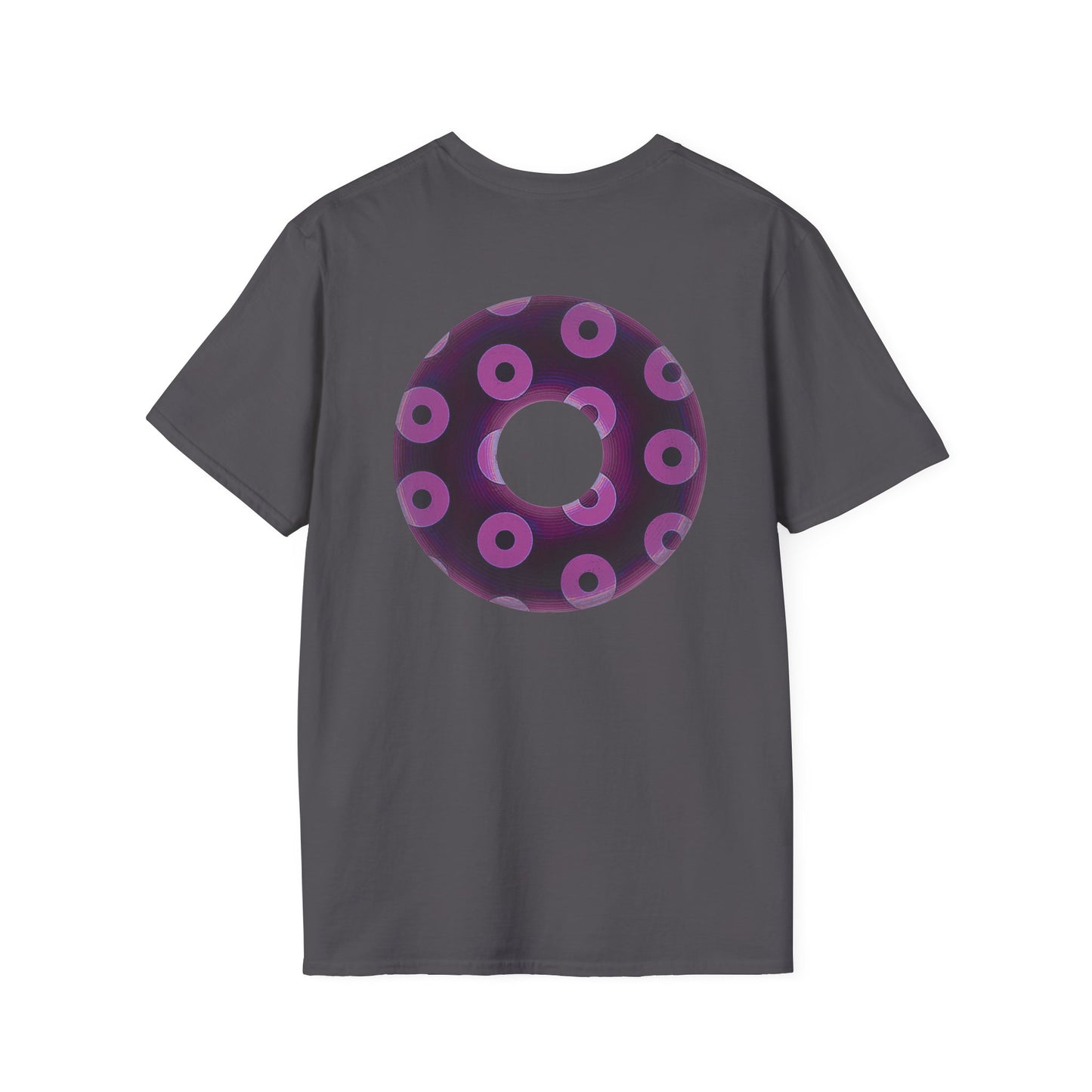 Plain Donuts/Unisex Soft-Style - "Plain Blimpy Paradoxical Donuts" - light purple/red violet donuts