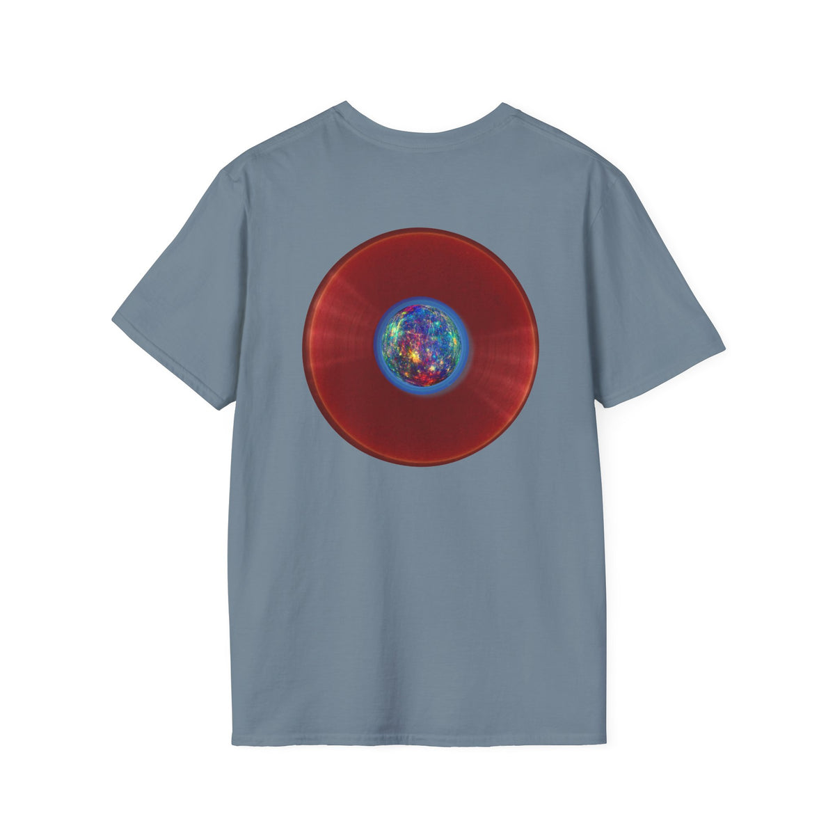 Classic Donut Tee - Unisex Soft-Style - "Donuts of the Gods" - series 1.0 - variant 1 - red donut