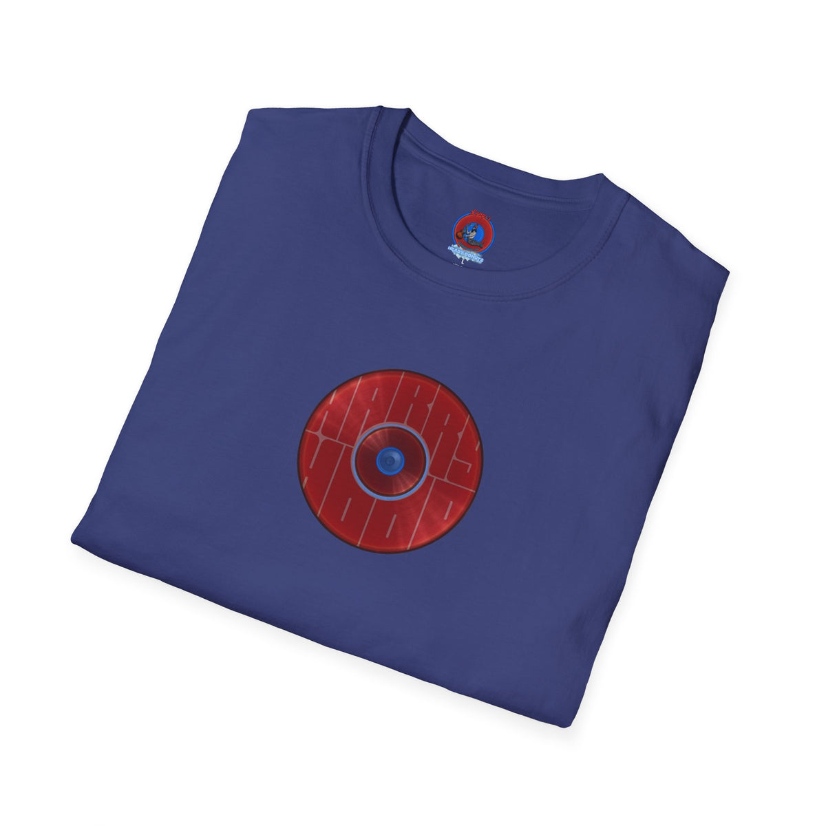 Classic Donut Tee - Unisex Soft-Style - "Harry's Hoodlum Donut" - series 1.0  - variant 2 - lights off/red donut(s)
