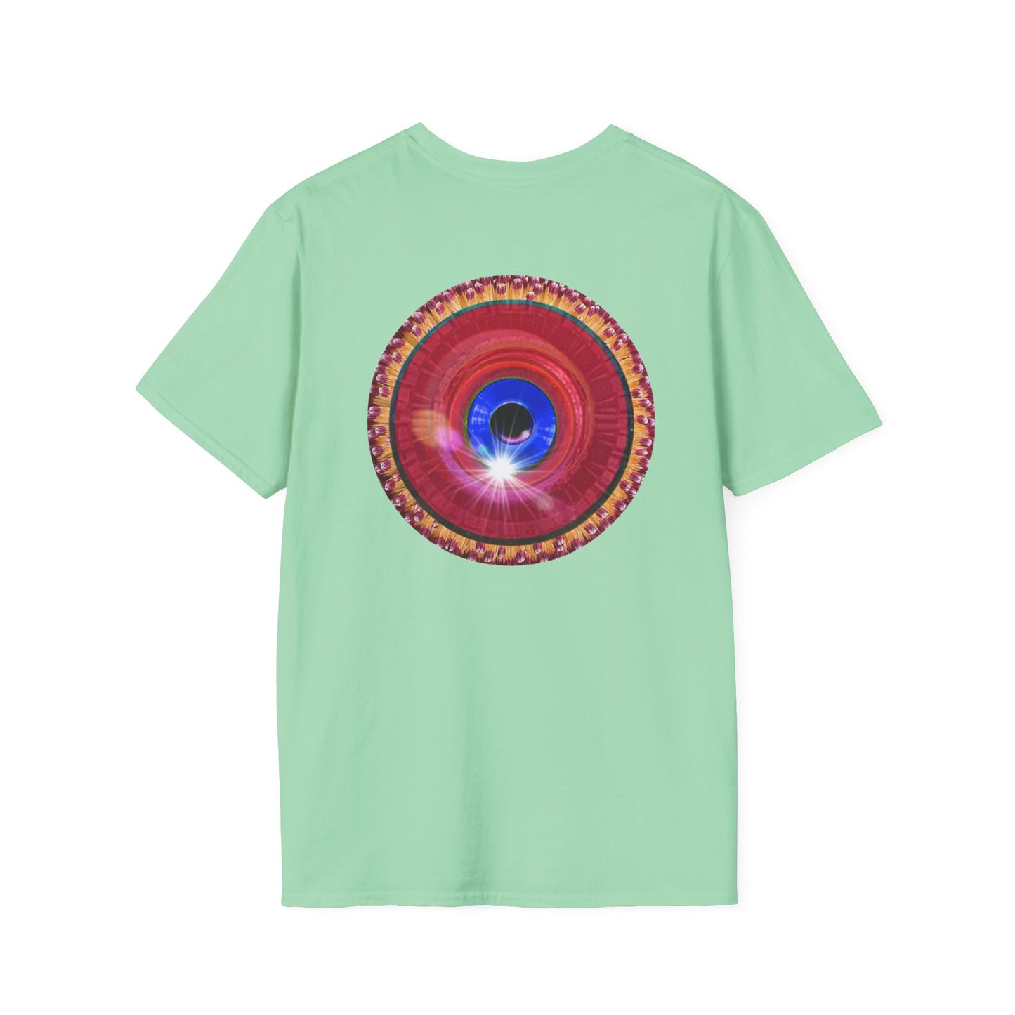 Classic Donut Tee - Unisex Soft-Style - "The Donut made with Solitary Flour" - red donut