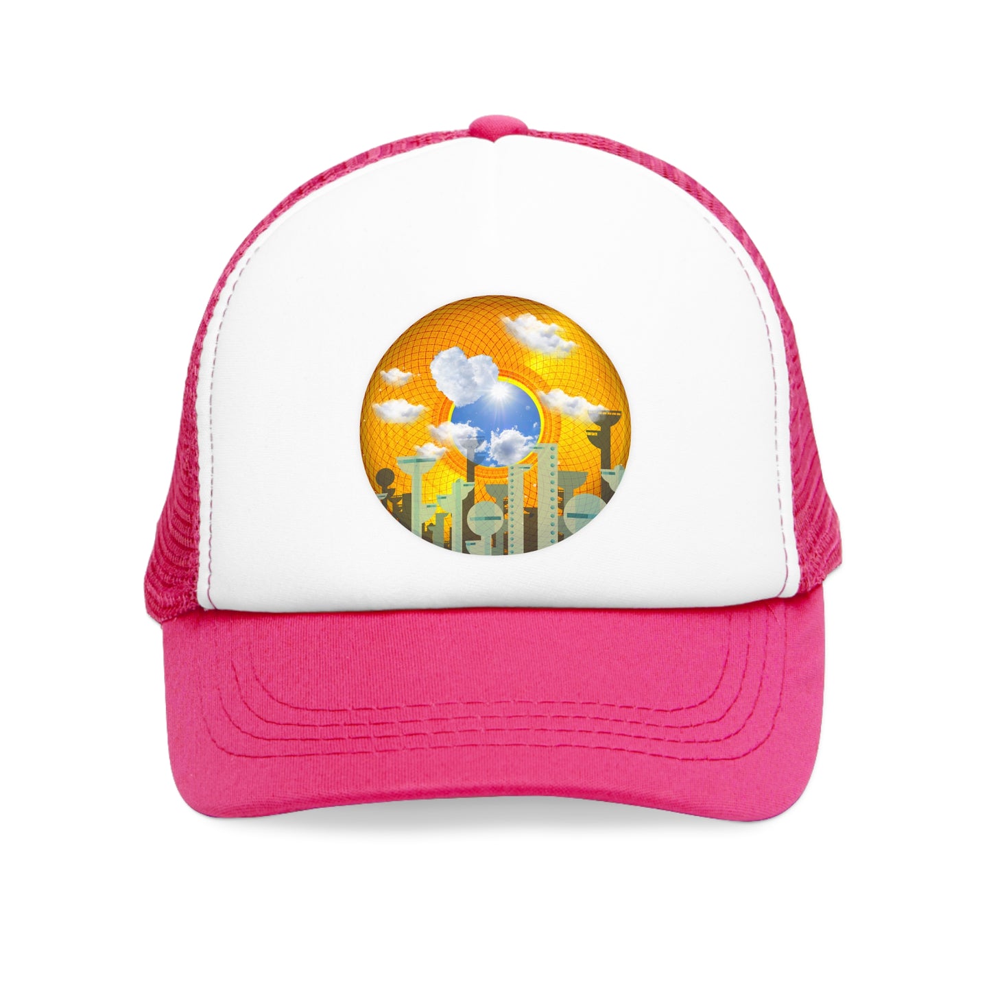 Lumpy Trucker Hat - "The Golden Age of Donuts" - gold donut