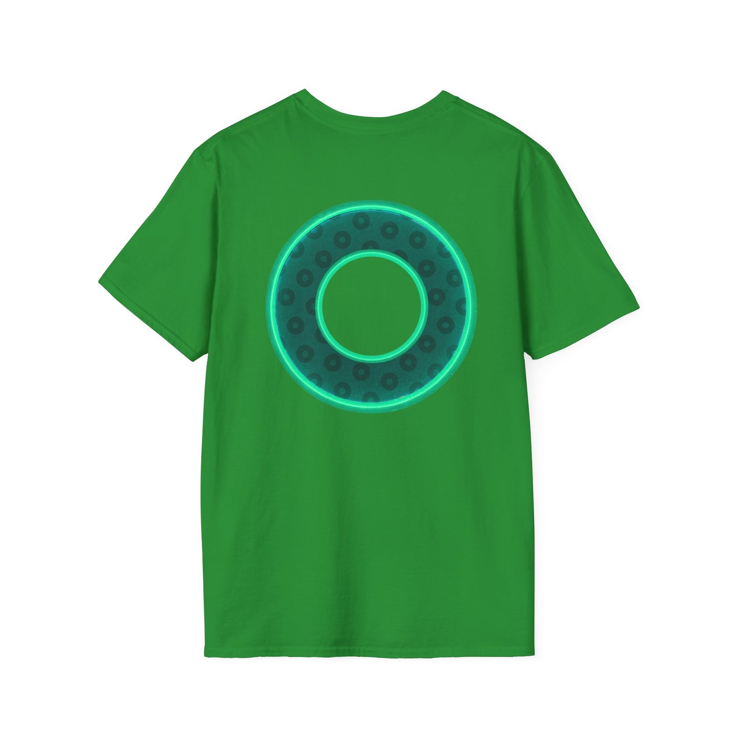 Plain Donuts/Unisex Soft-Style - "Plain Wide Mouthed Paradoxical Donuts" - forest green/mint green donuts