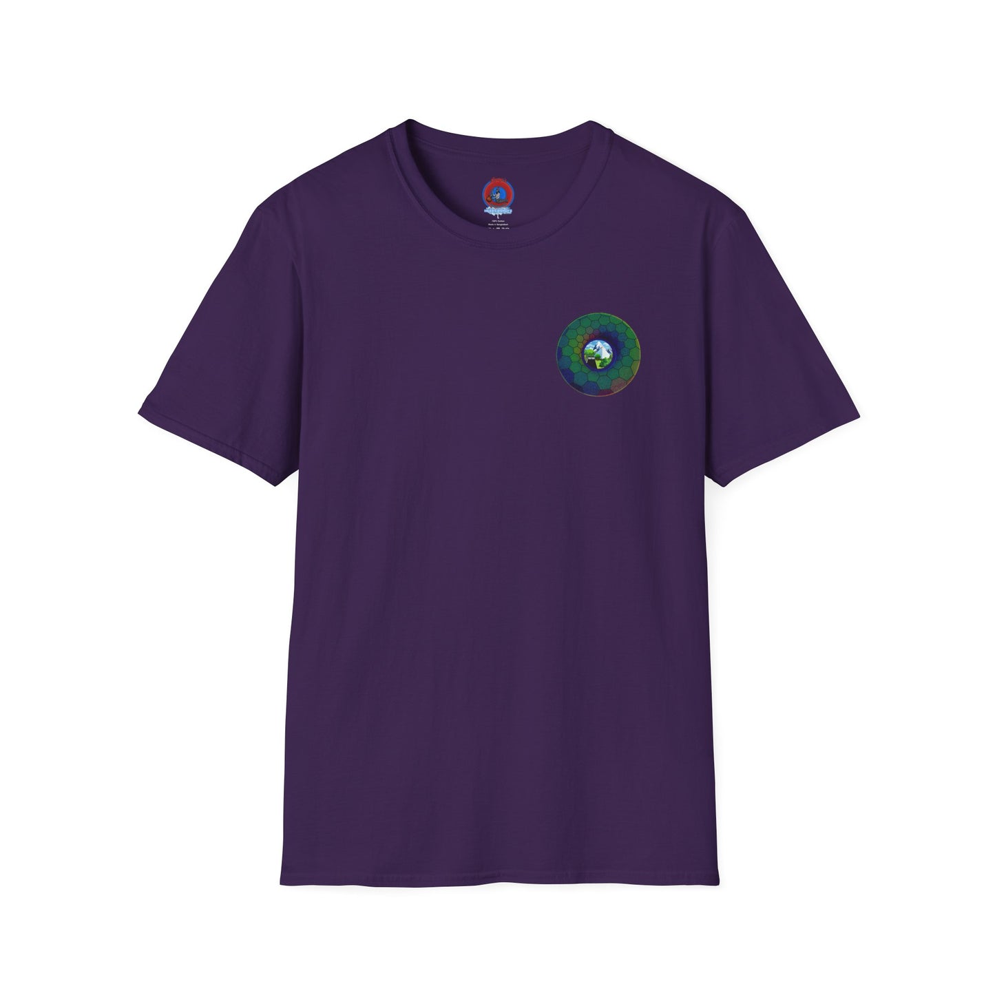Classic Donut Tee - Unisex Soft-Style - "Mansions of South Park" - series 1.0 - variant 2 - green hexadonut