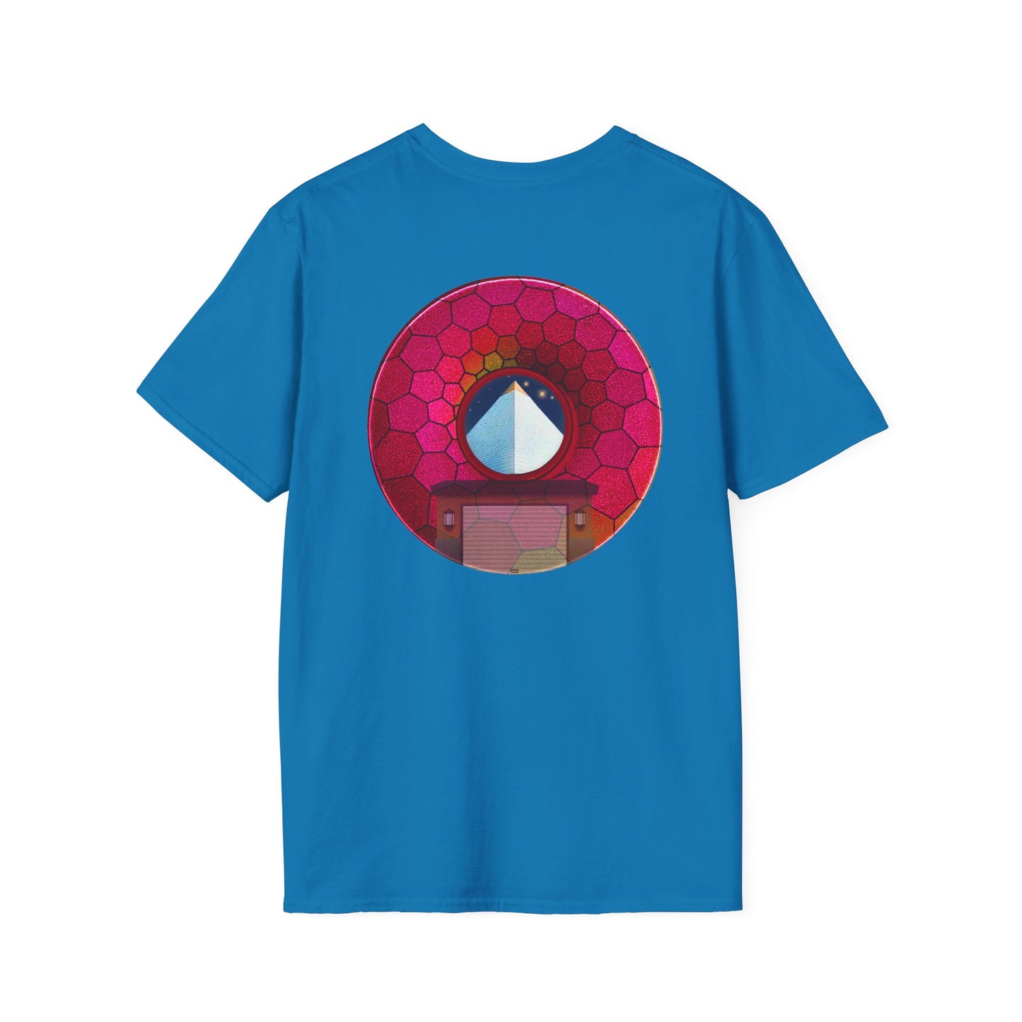 Classic Donut Tee - Unisex Soft-Style - "Limestone Donuts so Large" - variant 6 - green hexadonut