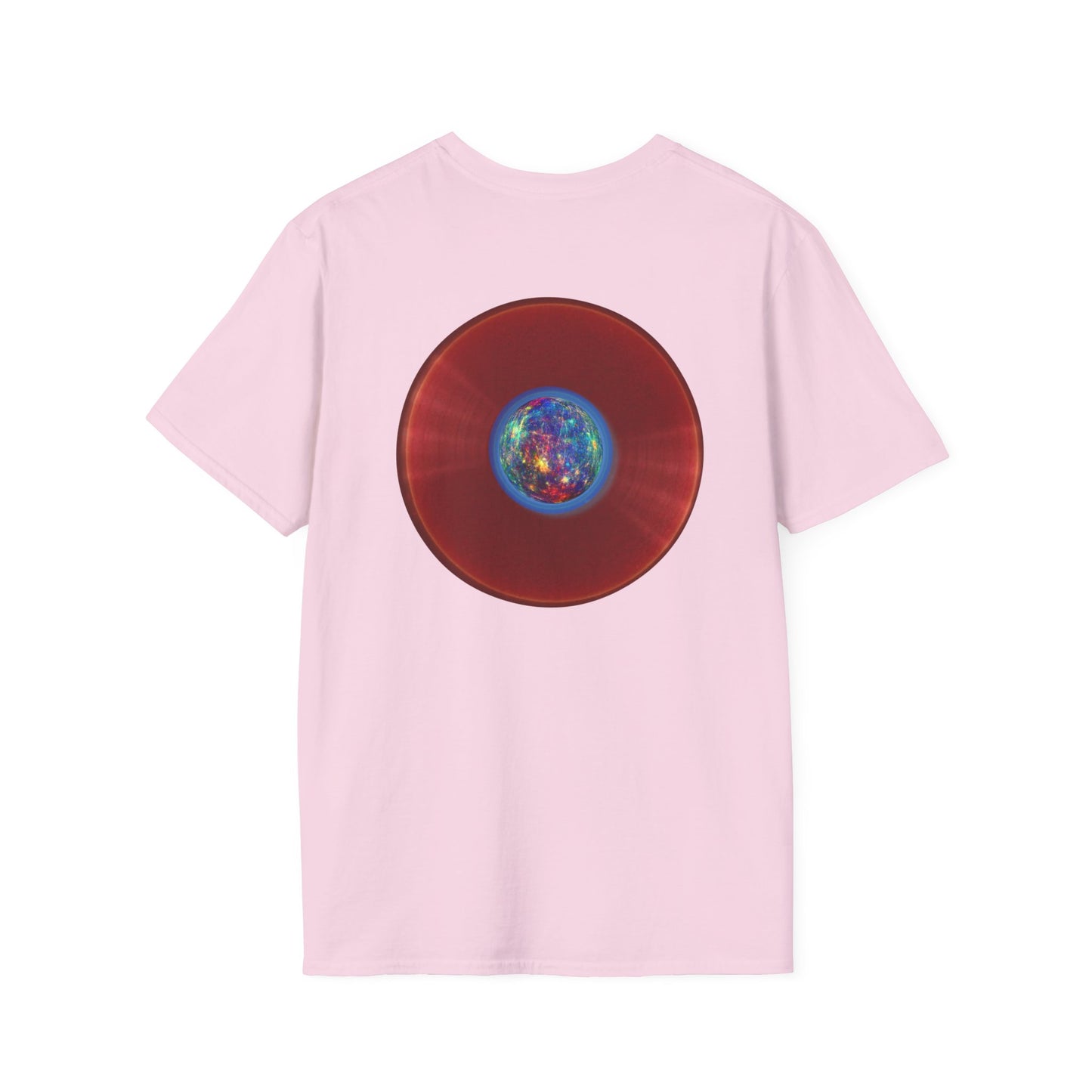 Classic Donut Tee - Unisex Soft-Style - "Donuts of the Gods" - series 1.0 - variant 1 - red donut