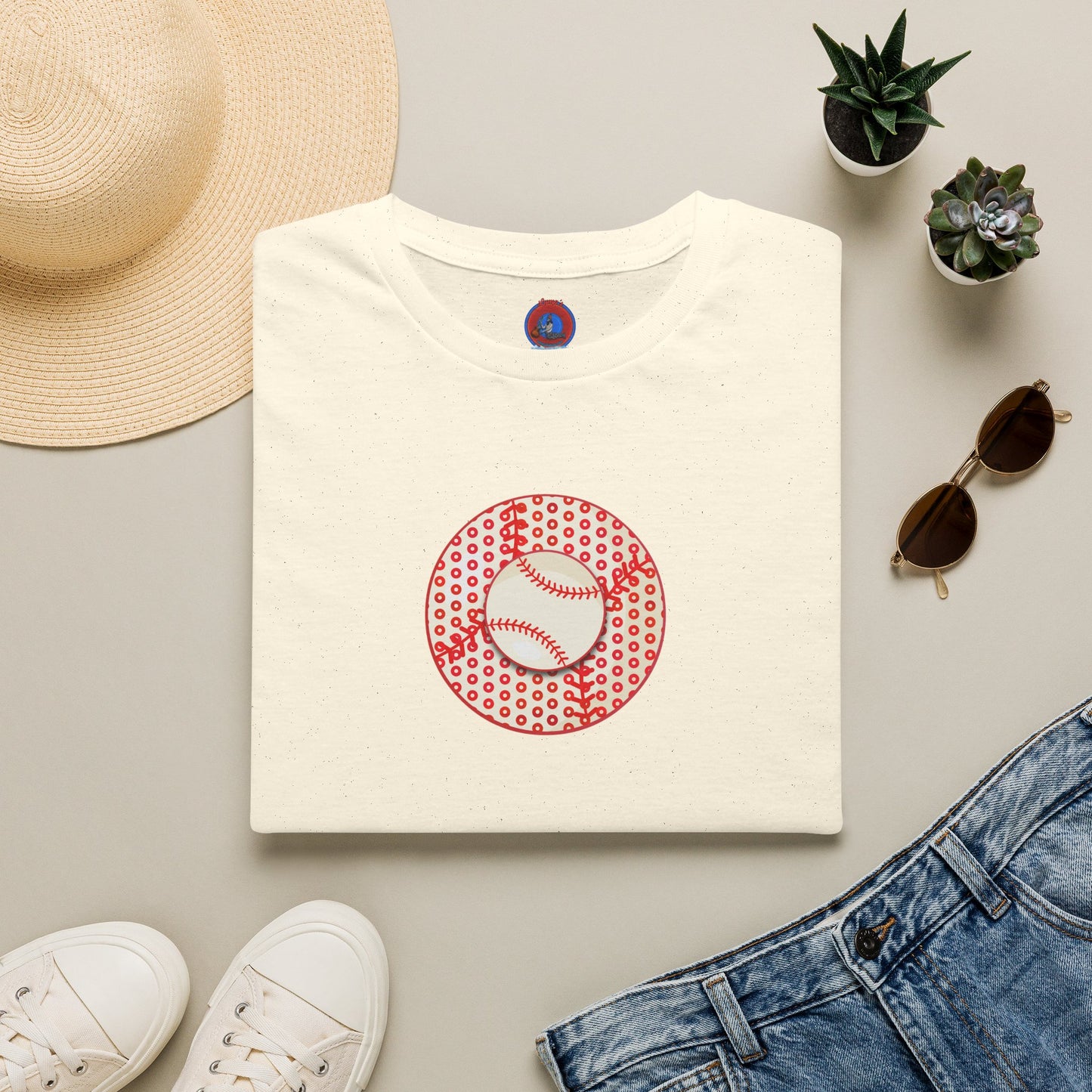 Classic Donut Tee - Unisex Soft-Style - "Phenway Ballpark Donuts" - baseball paradox donut - variant 3