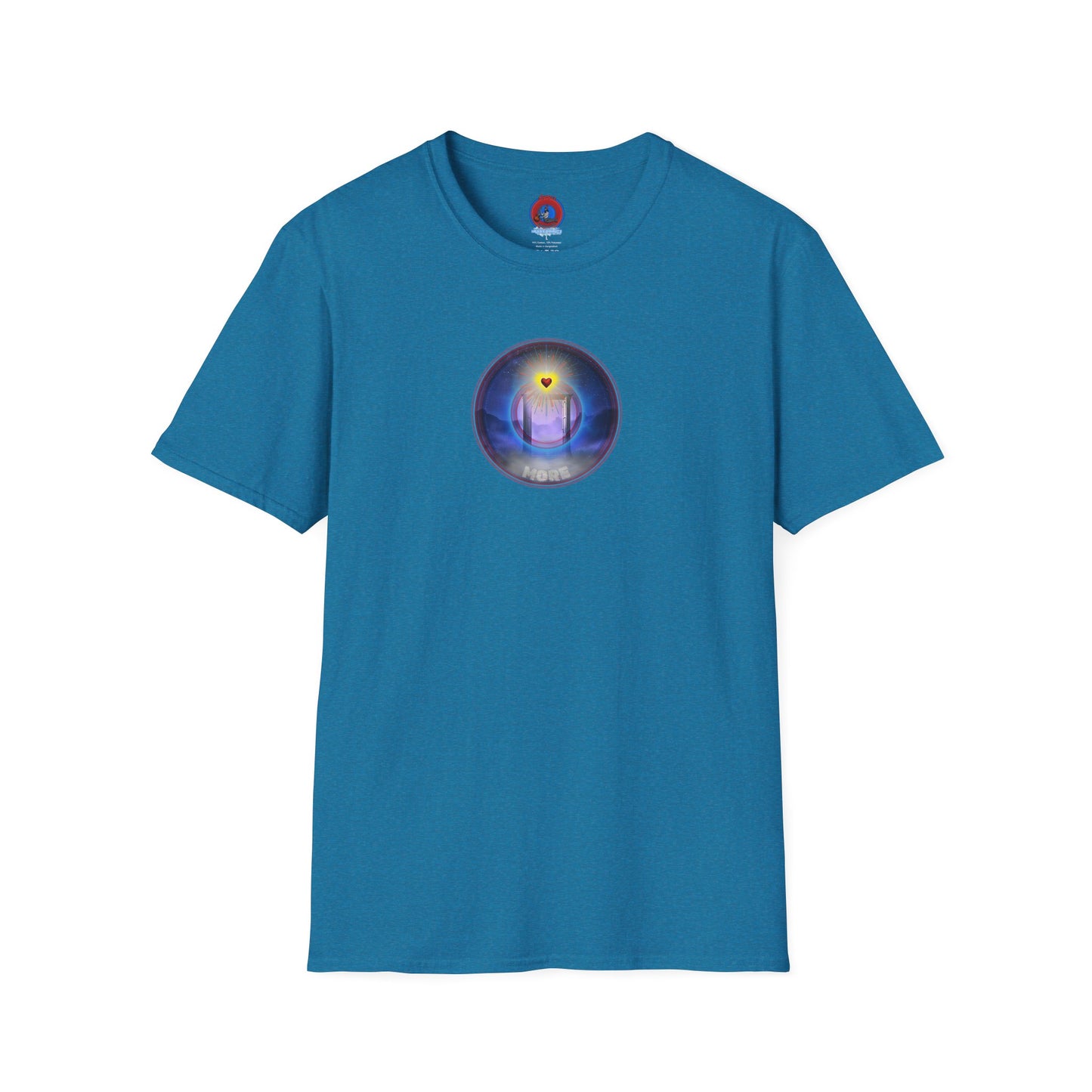 Classic Donut Tee - Unisex Soft-Style - "The Moring Donut' - vivid surreal donut