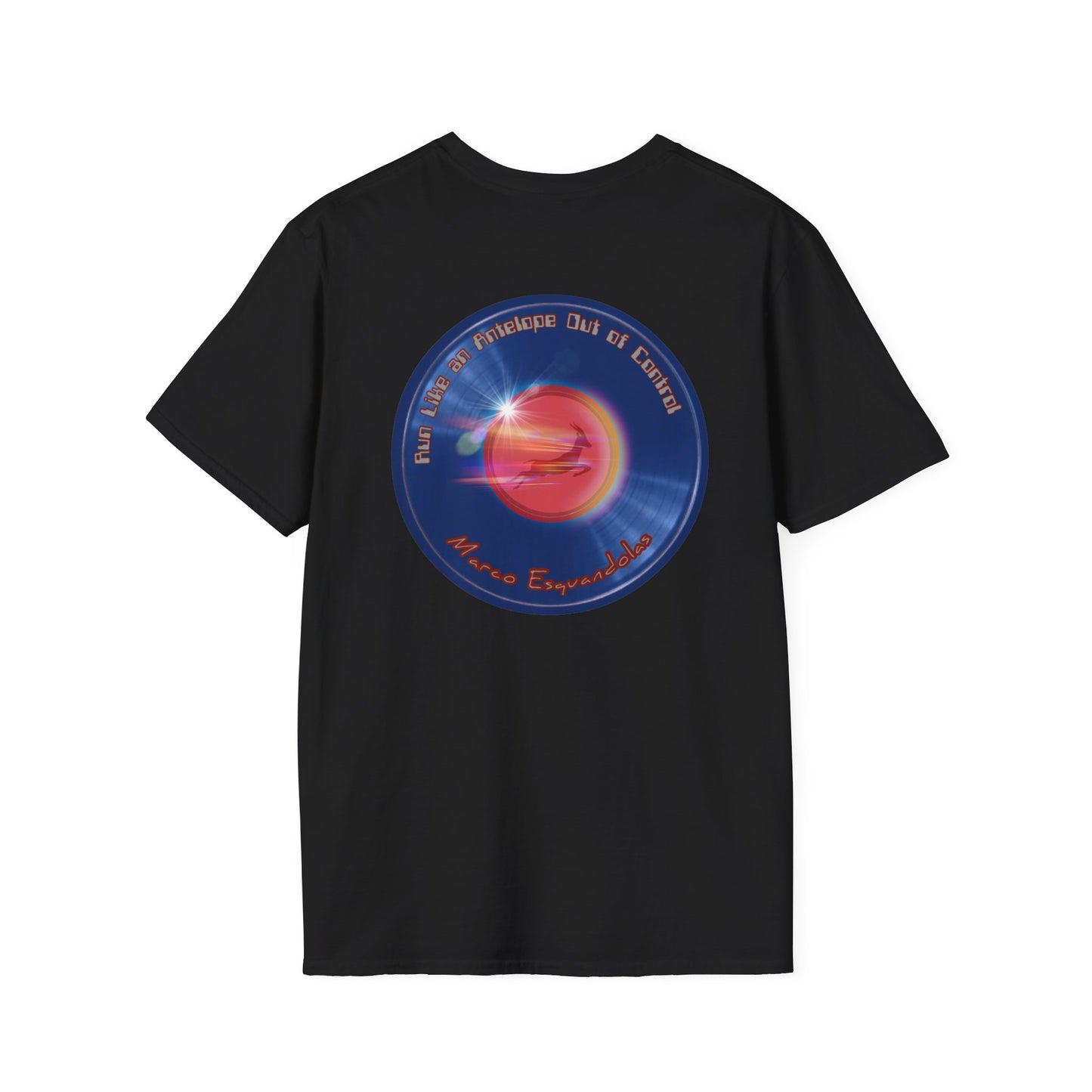 Classic Donut Tee - Unisex Soft-Style - "Marco's Preferred Donut" - series 1.0 - blue donut
