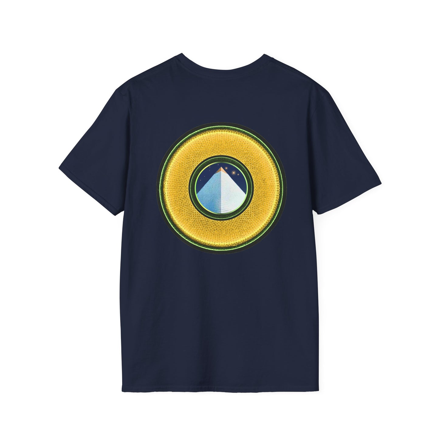 Classic Donut Tee - Unisex Soft-Style - "Limestone Donuts so Large" - variant 3 - golden donut