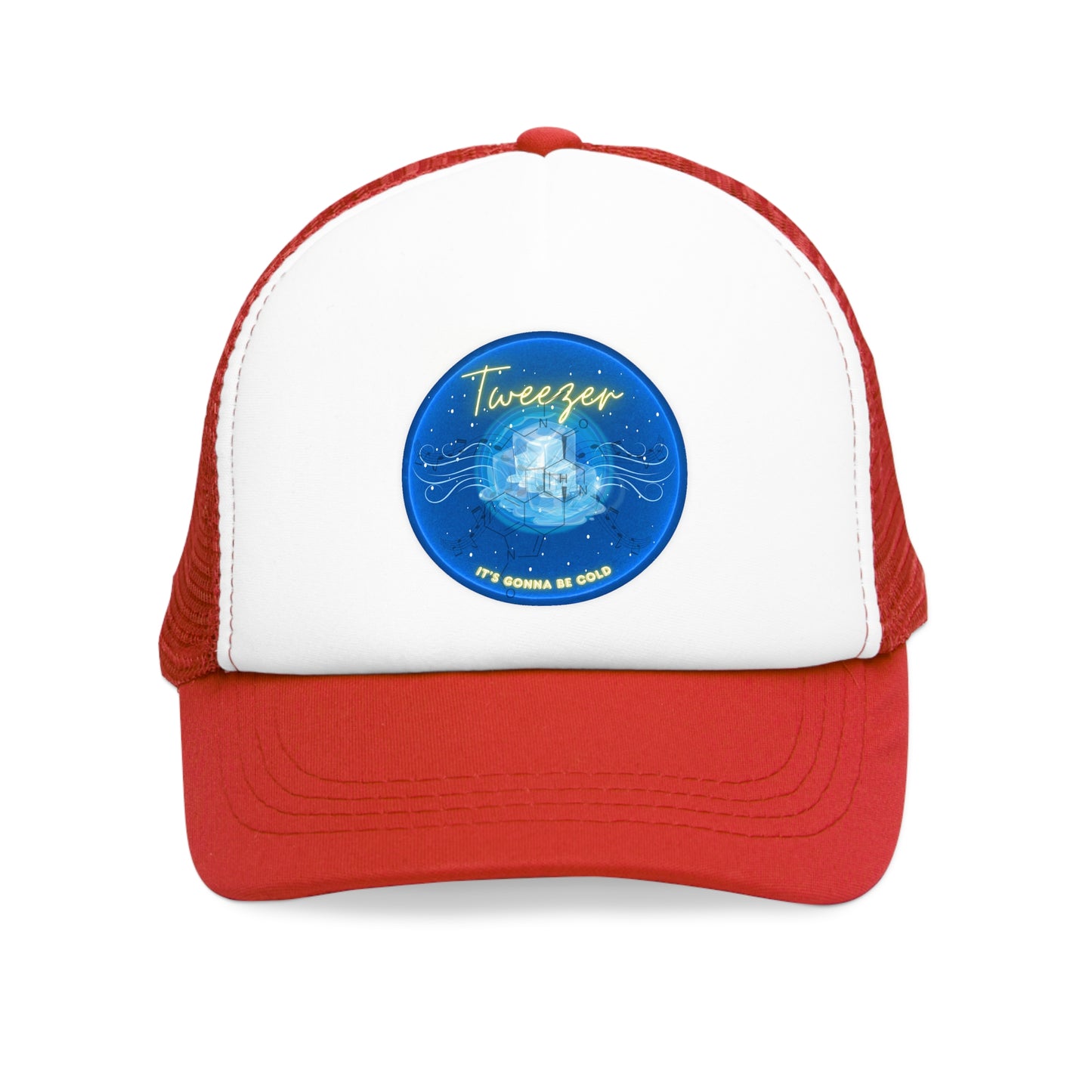 Lumpy Trucker Hat - "The Donut Reprised" - blue donut