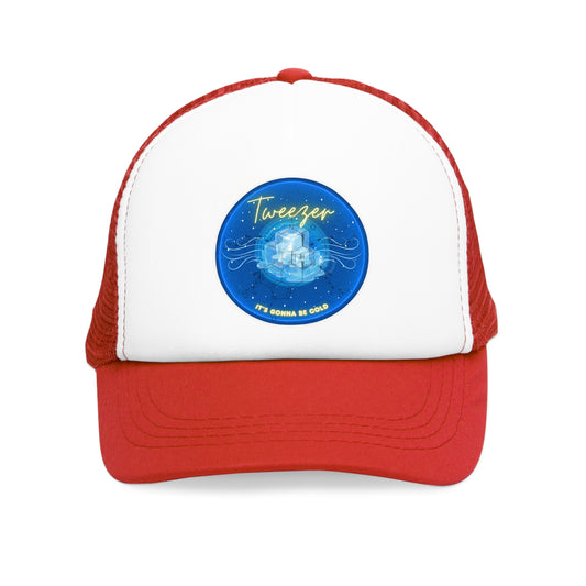 Lumpy Trucker Hat - "The Donut Reprised" - blue donut