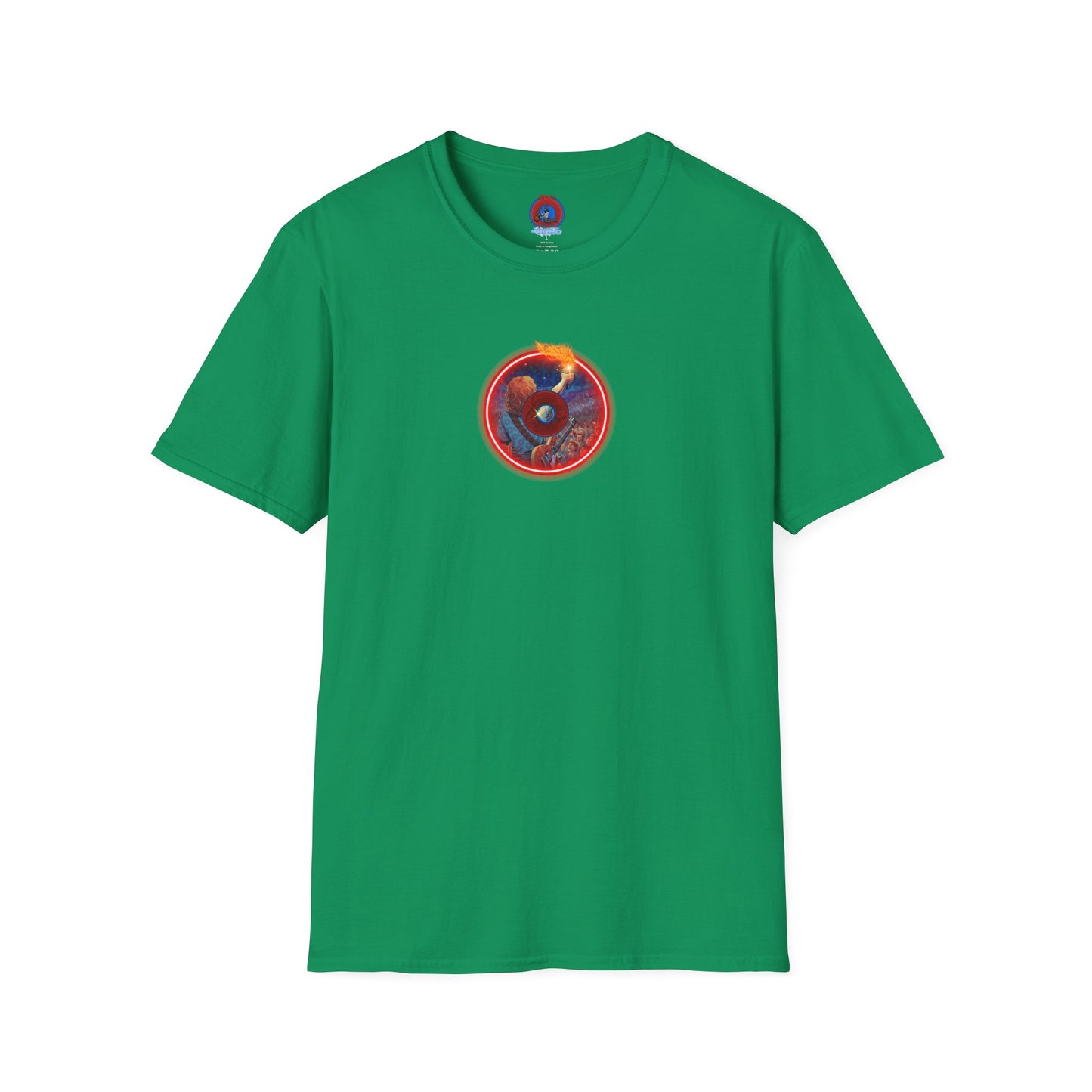 Classic Donut Tee - Unisex Soft-Style - "Torchbearer's Donut " - red donut