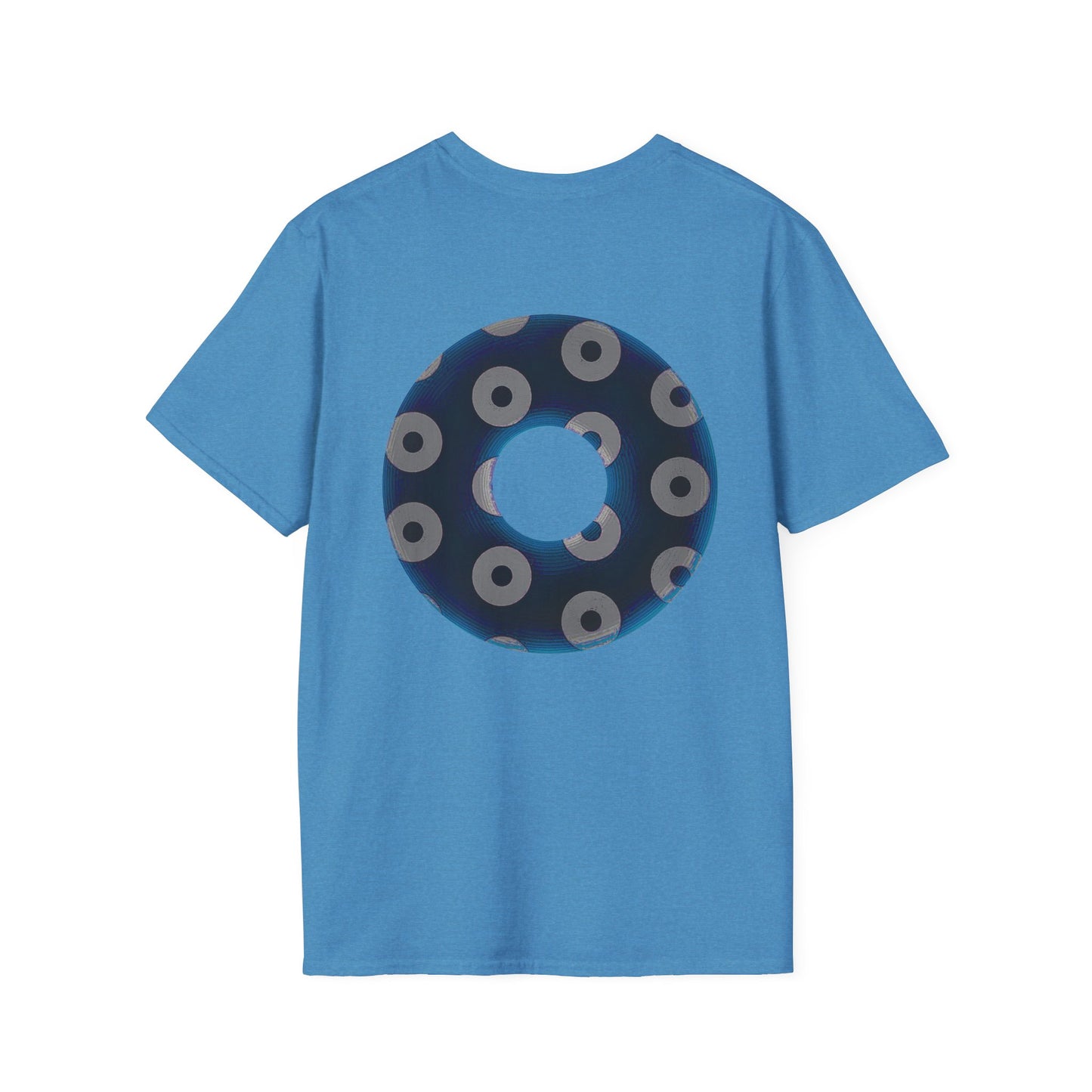 Plain Donuts/Unisex Soft-Style - "Plain Blimpy Paradoxical Donuts" - dark blue/gray donuts