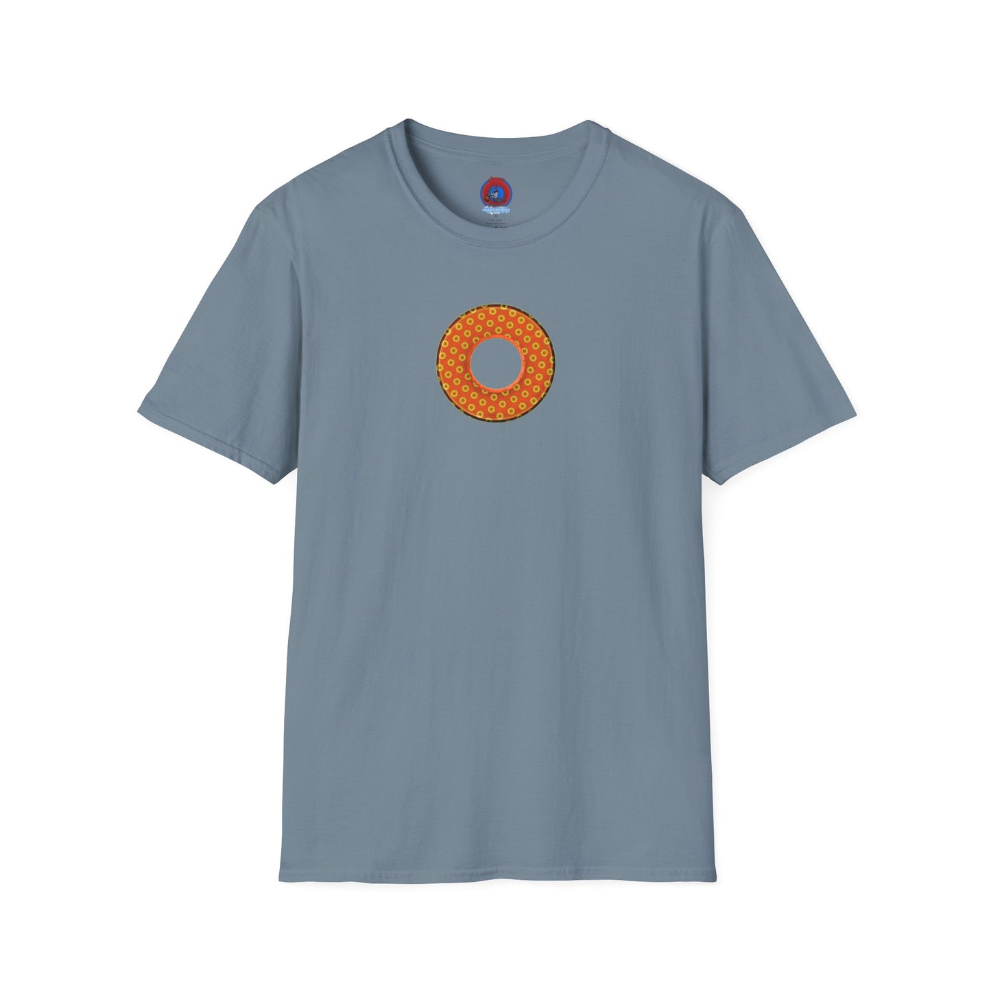 Plain Donuts/Unisex Soft-Style - "Plain Electric Paradoxical Donuts" - gold/orange donuts