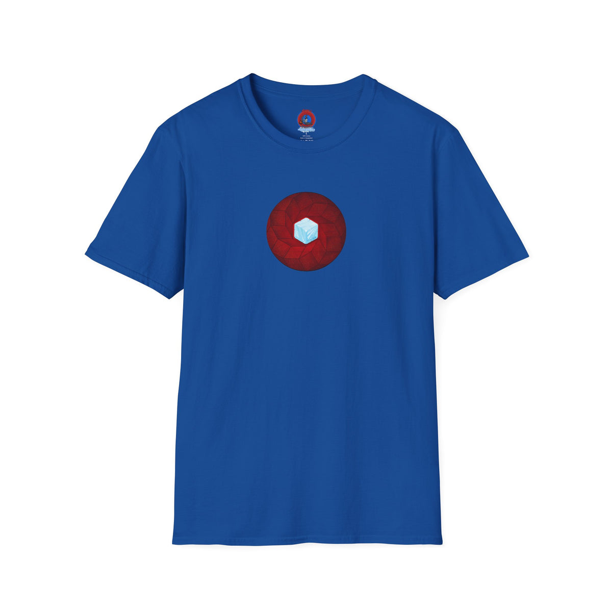 Classic Donut Tee - Unisex Soft-Style - "It's Ice... Cube's Donut" - variant 1 - red cubed donut
