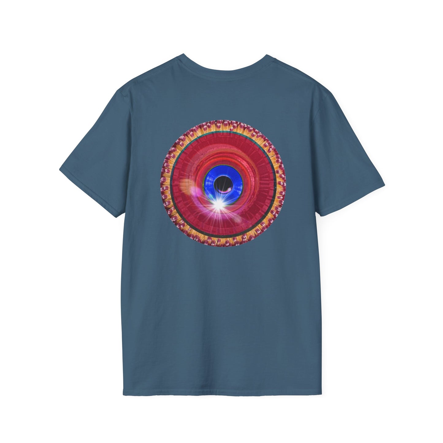 Classic Donut Tee - Unisex Soft-Style - "The Donut made with Solitary Flour" - red donut