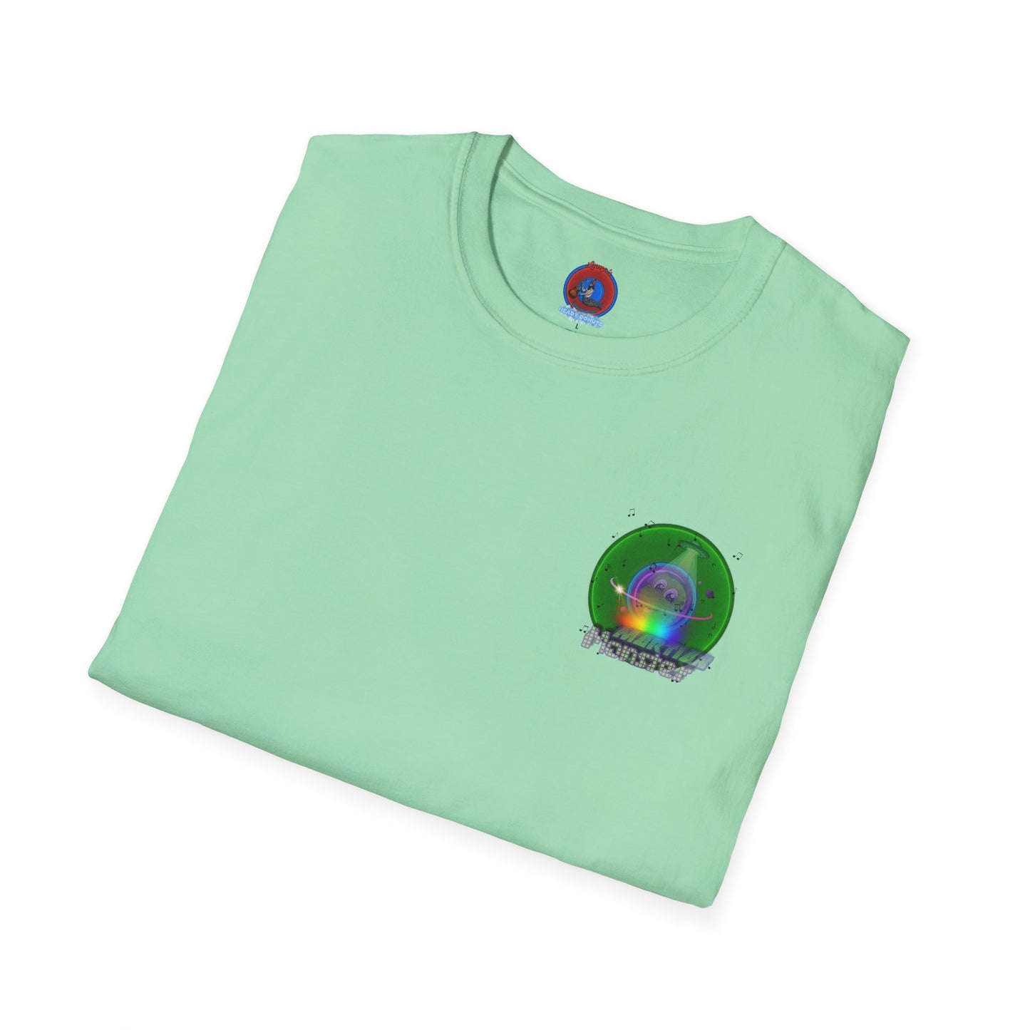 Classic Donut Tee - Unisex Soft-Style - "My Phavorite Martian" - green donut - series 1.0