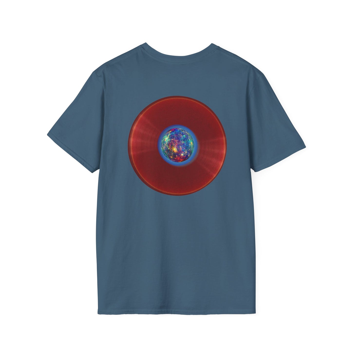 Classic Donut Tee - Unisex Soft-Style - "Donuts of the Gods" - series 1.0 - variant 1 - red donut