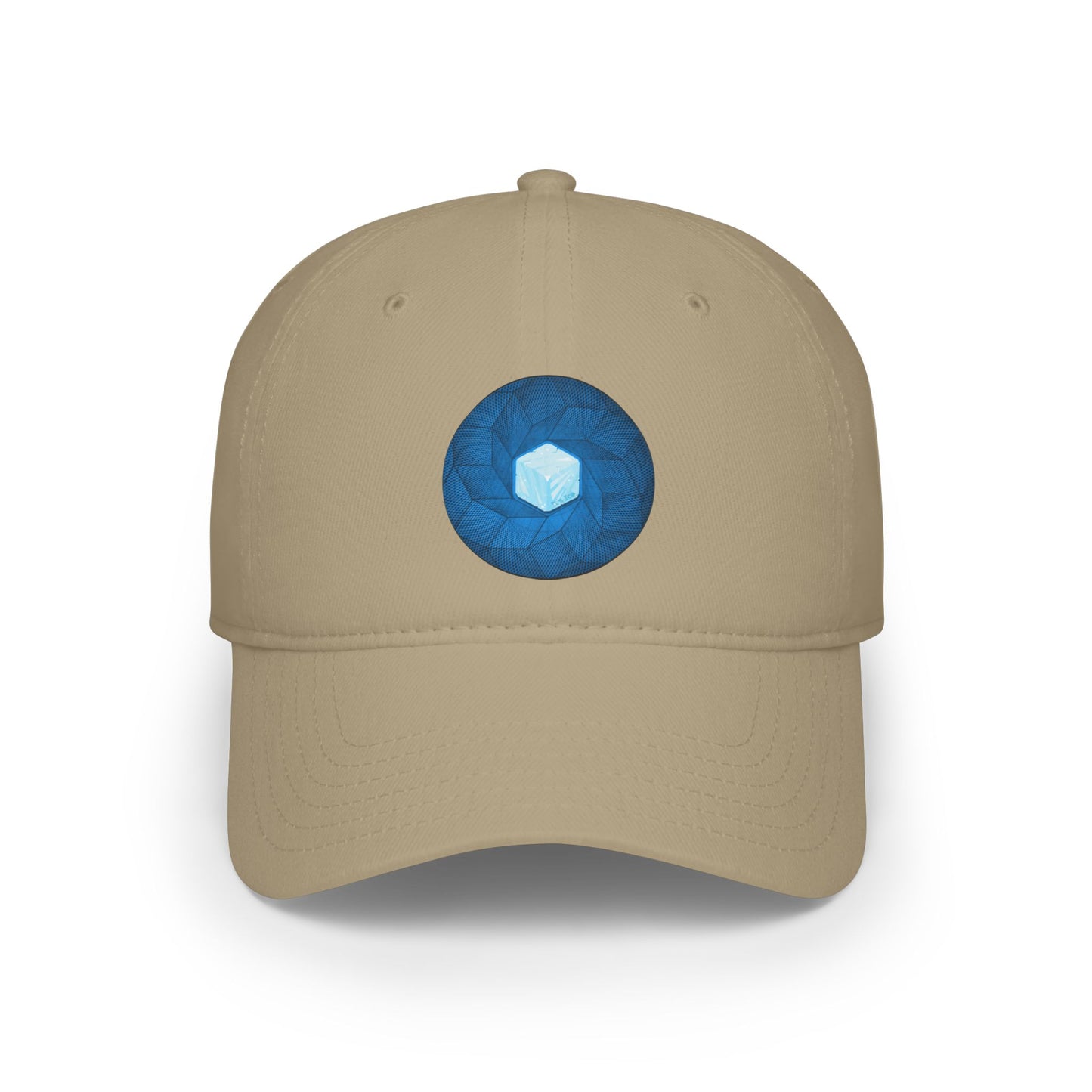 Lumpy Donut Baseball Cap - "It's Ice... Cube's Donut Cap" - variant 2 - blue cube donut w/