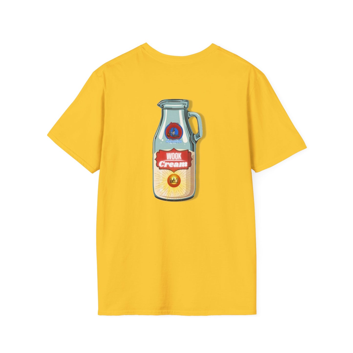 Classic Donut Tee - Unisex Soft-Style - "Wooked Cream - YEMSG Donut " - bottle - variant 8