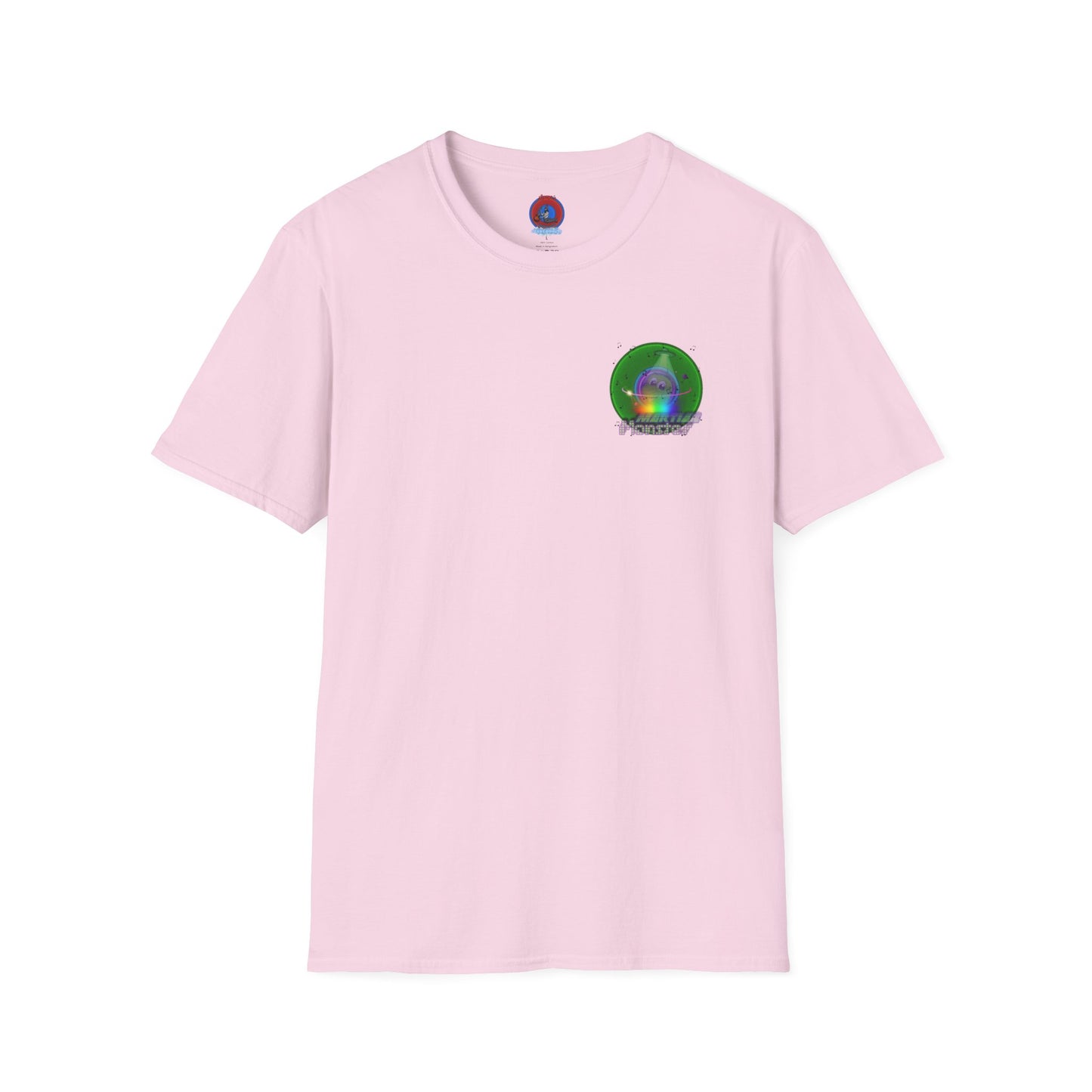 Classic Donut Tee - Unisex Soft-Style - "My Phavorite Martian" - green donut - series 1.0