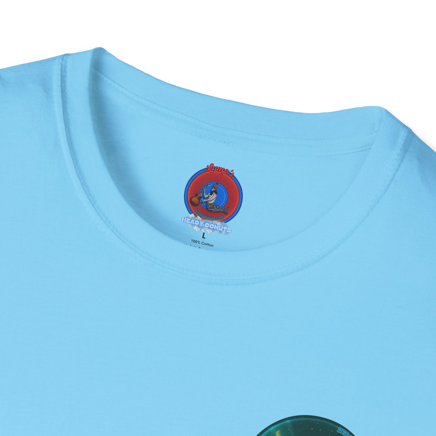 Classic Donut Tee - Unisex Soft-Style - "Secret Ingredient? MSG Of Course" - NYE Dec '24 - green donut