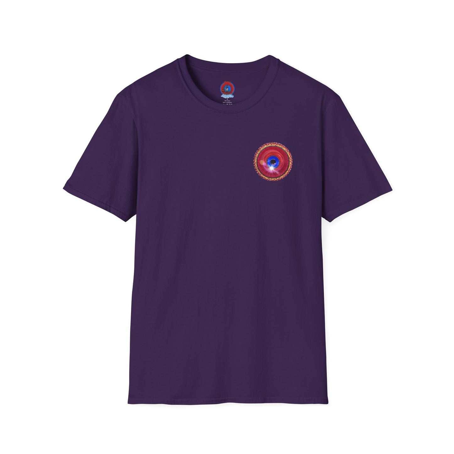 Classic Donut Tee - Unisex Soft-Style - "The Donut made with Solitary Flour" - red donut