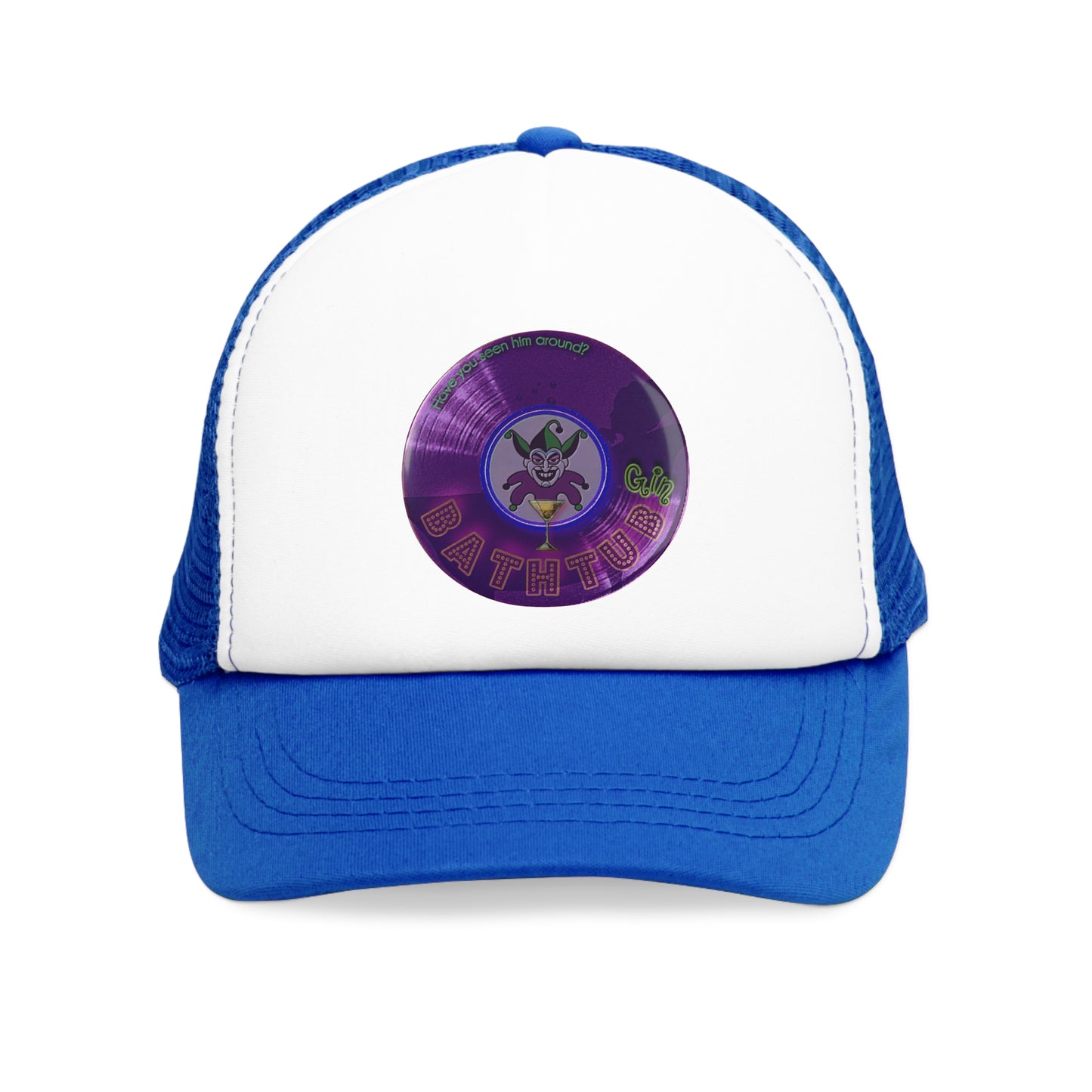 Lumpy Trucker Hat - Joker's series - "Troubadour's Donut" - variant 3 - purple donut